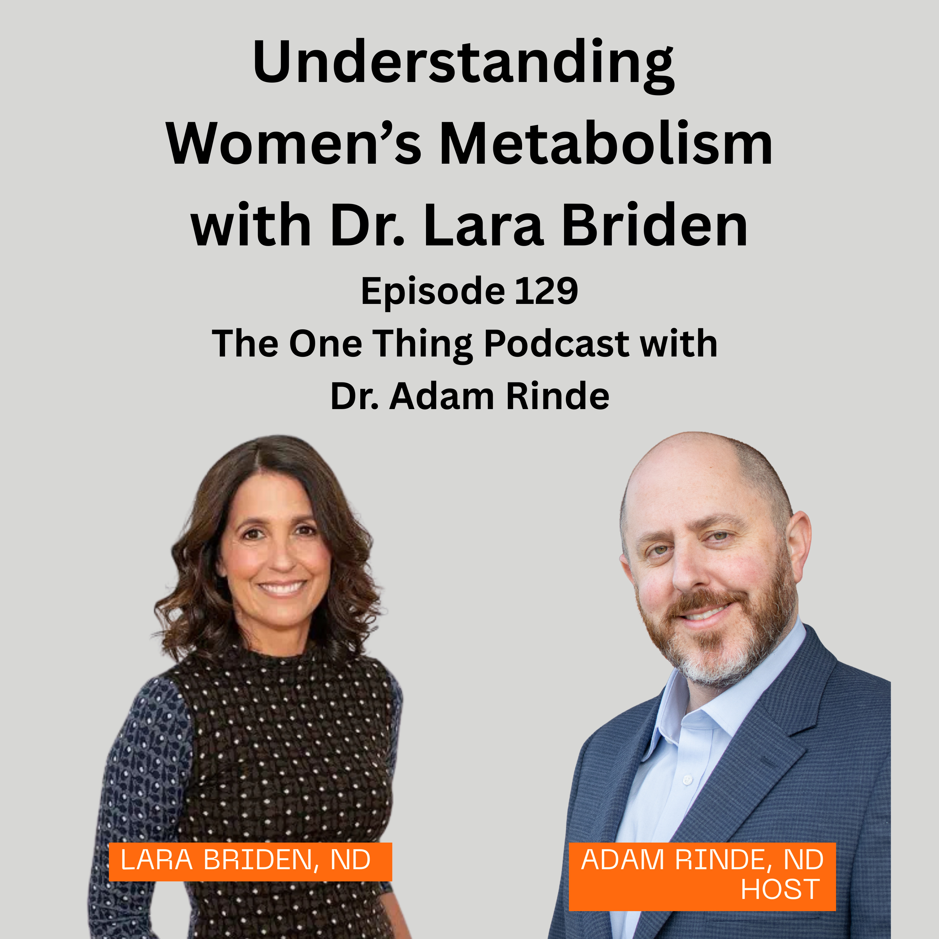 Episode 129. Dr. Lara Briden, Beyond Willpower: Understanding Metabolism Through Biology, Not Blame