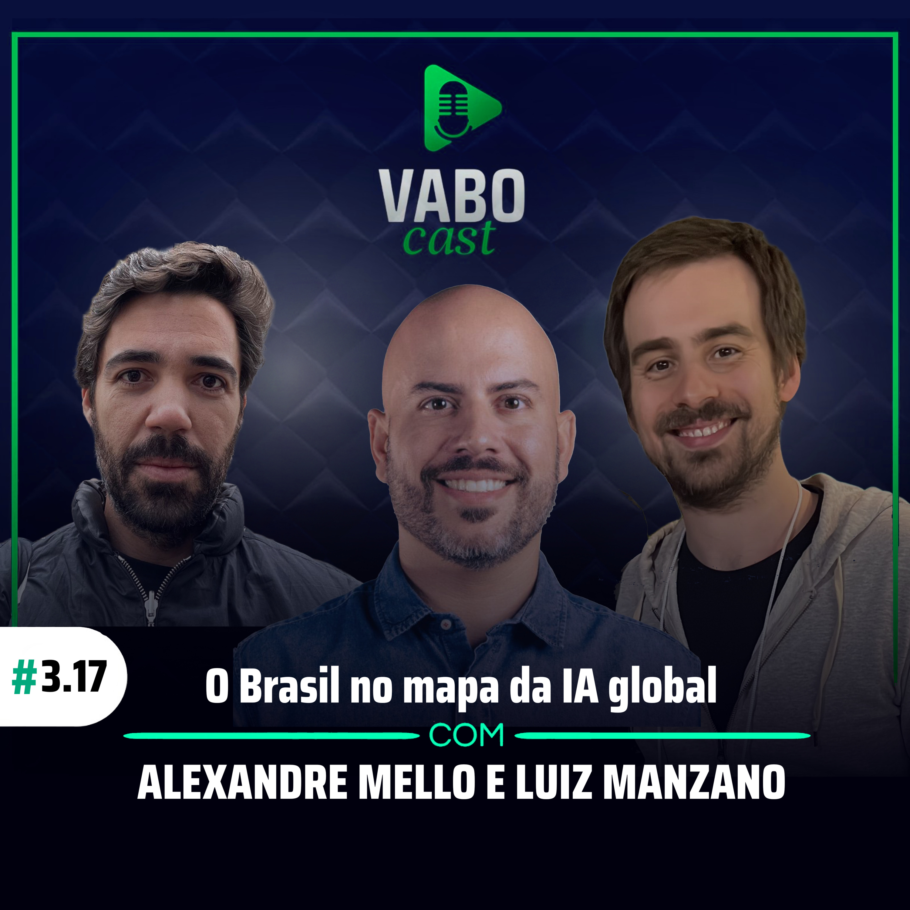 Ep 3.17 - O Brasil no mapa da IA global, com Alexandre Mello e Luiz Manzano episode artwork