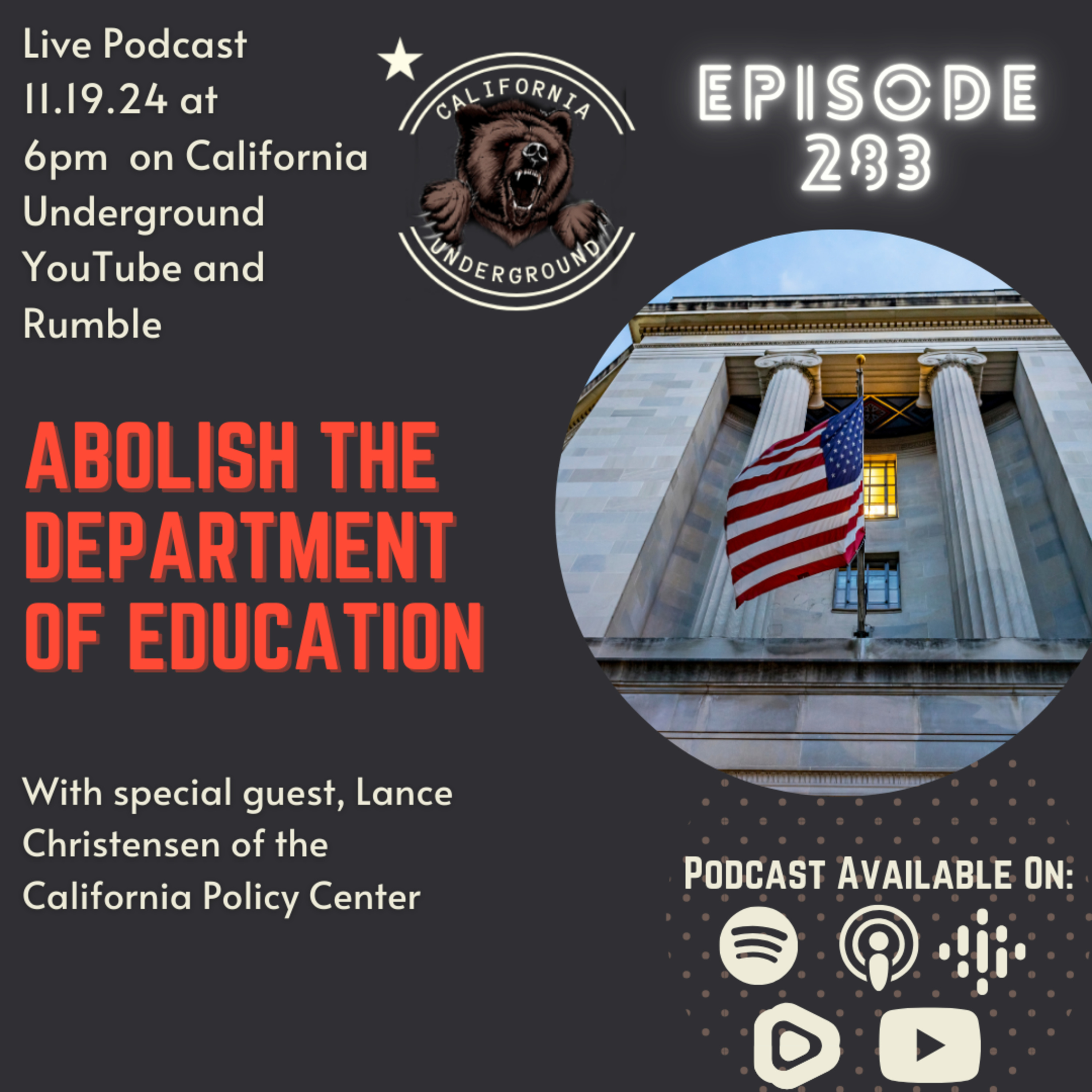 Ep. 283: Abolish the Department of Education episode artwork