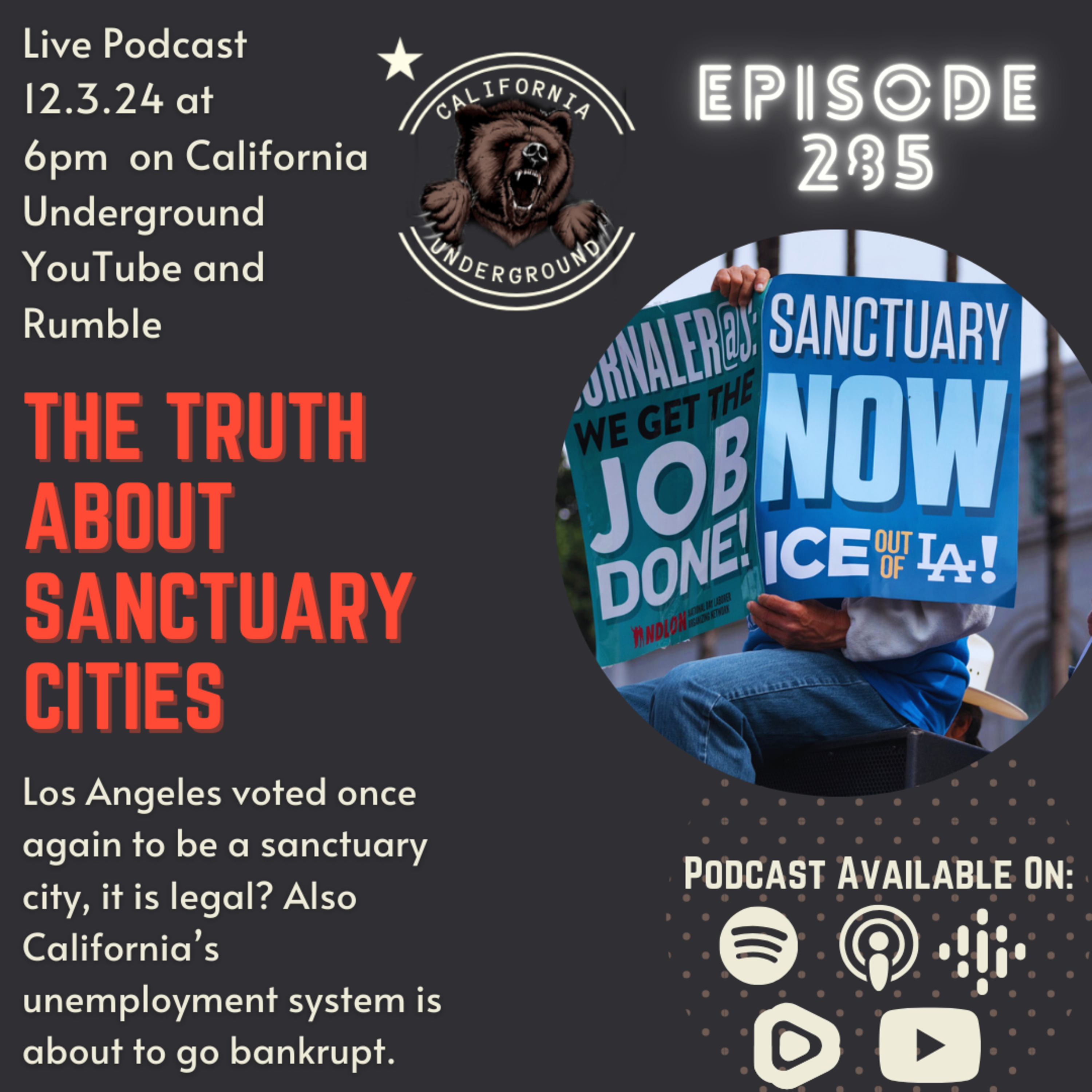 Ep. 285: The Truth About Sanctuary Cities episode artwork