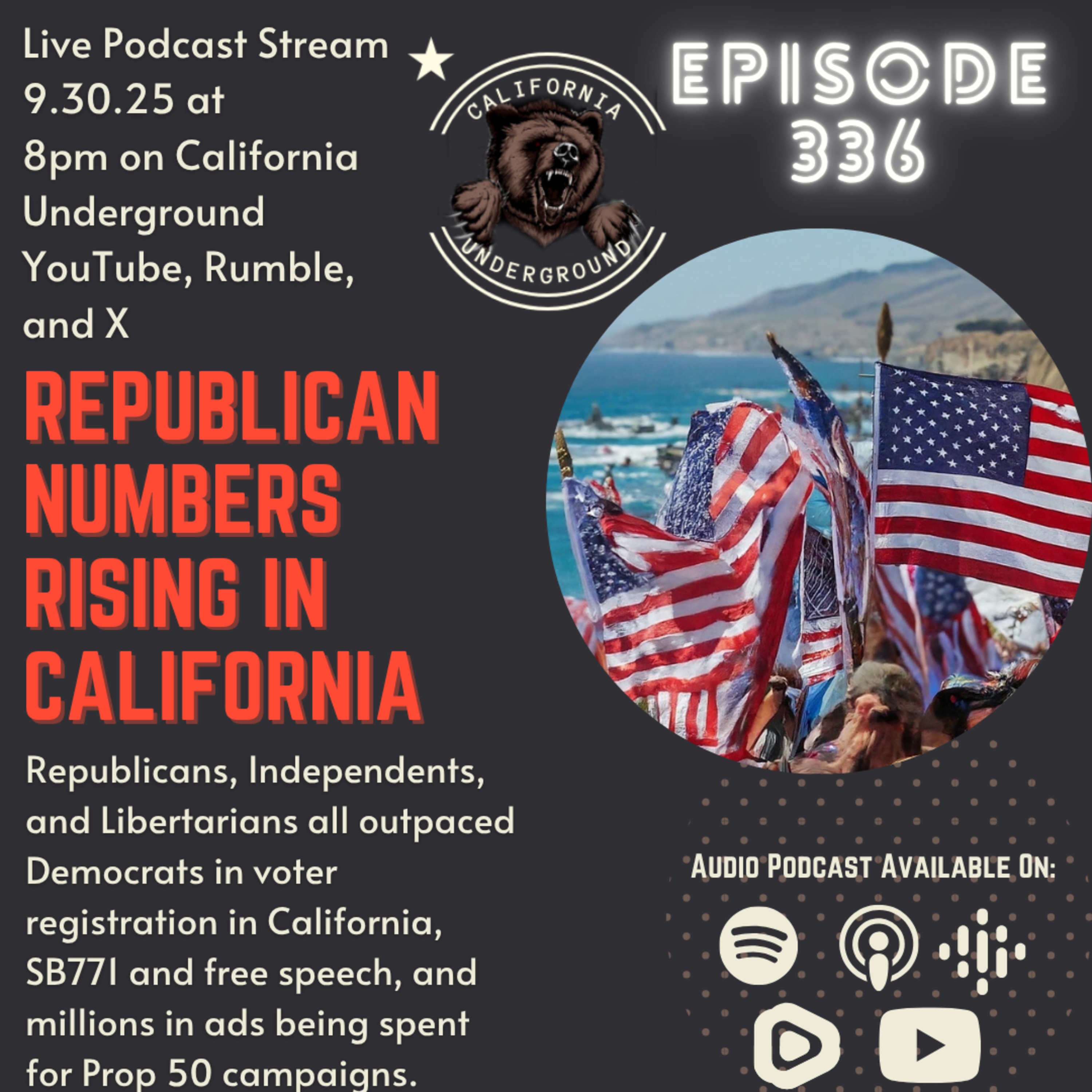 Republican Voter Registrations On the Rise in California