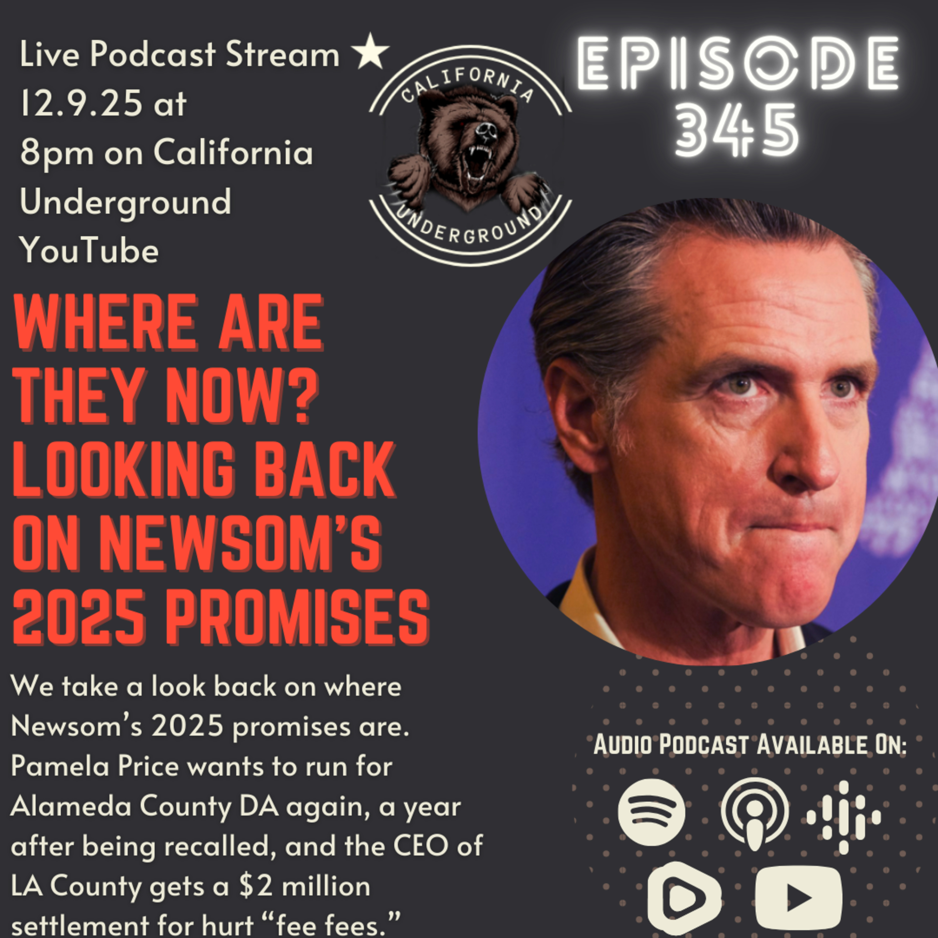 Where Are They Know? Looking Back on Newsom's 2025 Promises