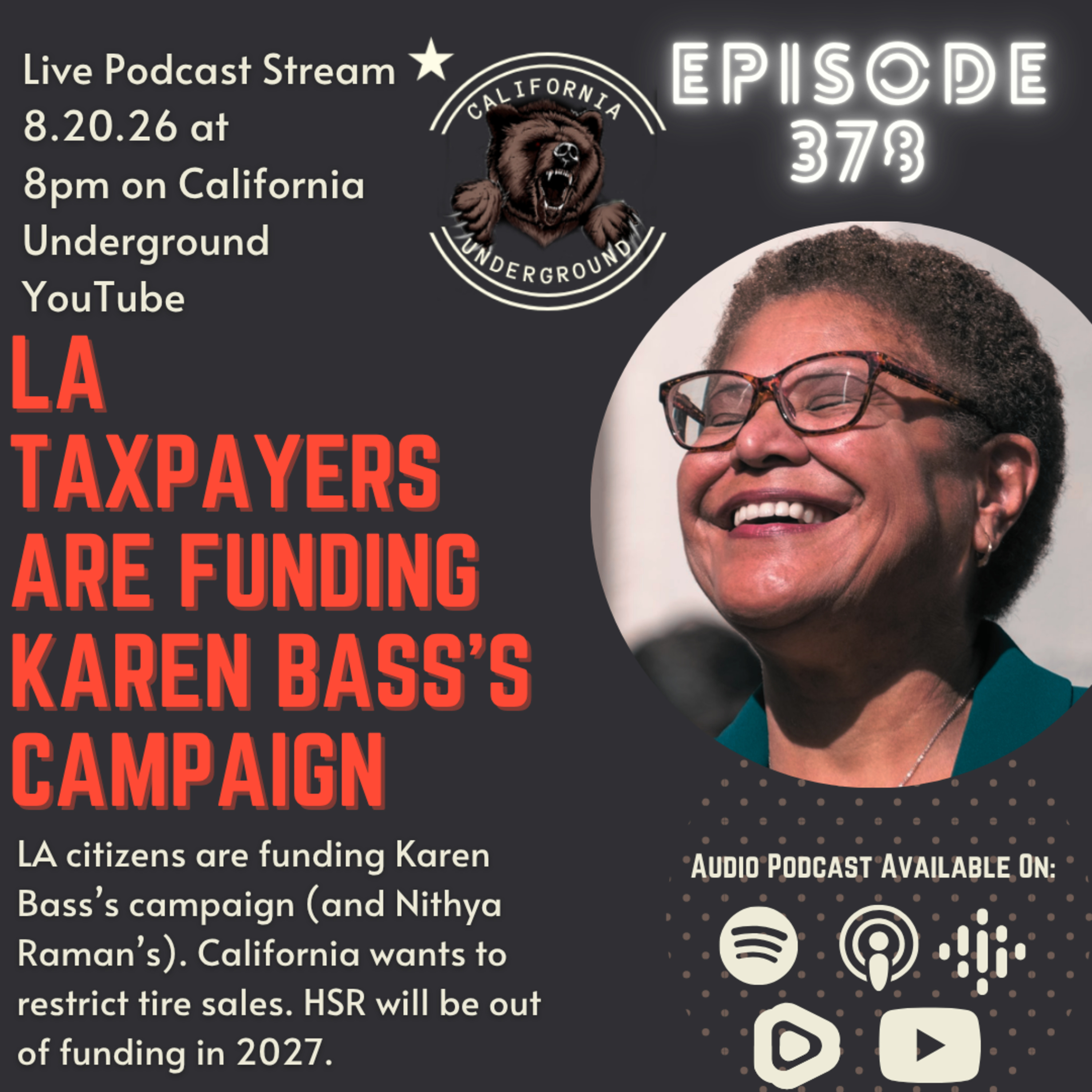 LA Taxpayers Are Funding Karen Bass's Campaign