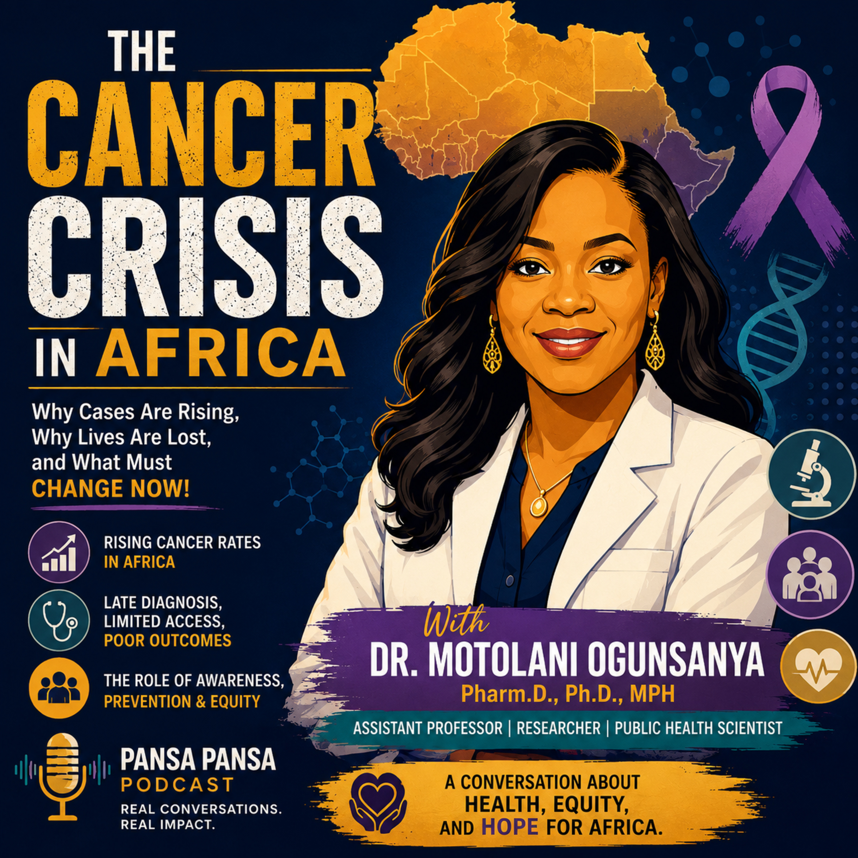 SE4/EP 39: The Silent Cancer Epidemic in Africa | An Eye-Opening Conversation with Dr. Motolani Ogunsanya episode artwork