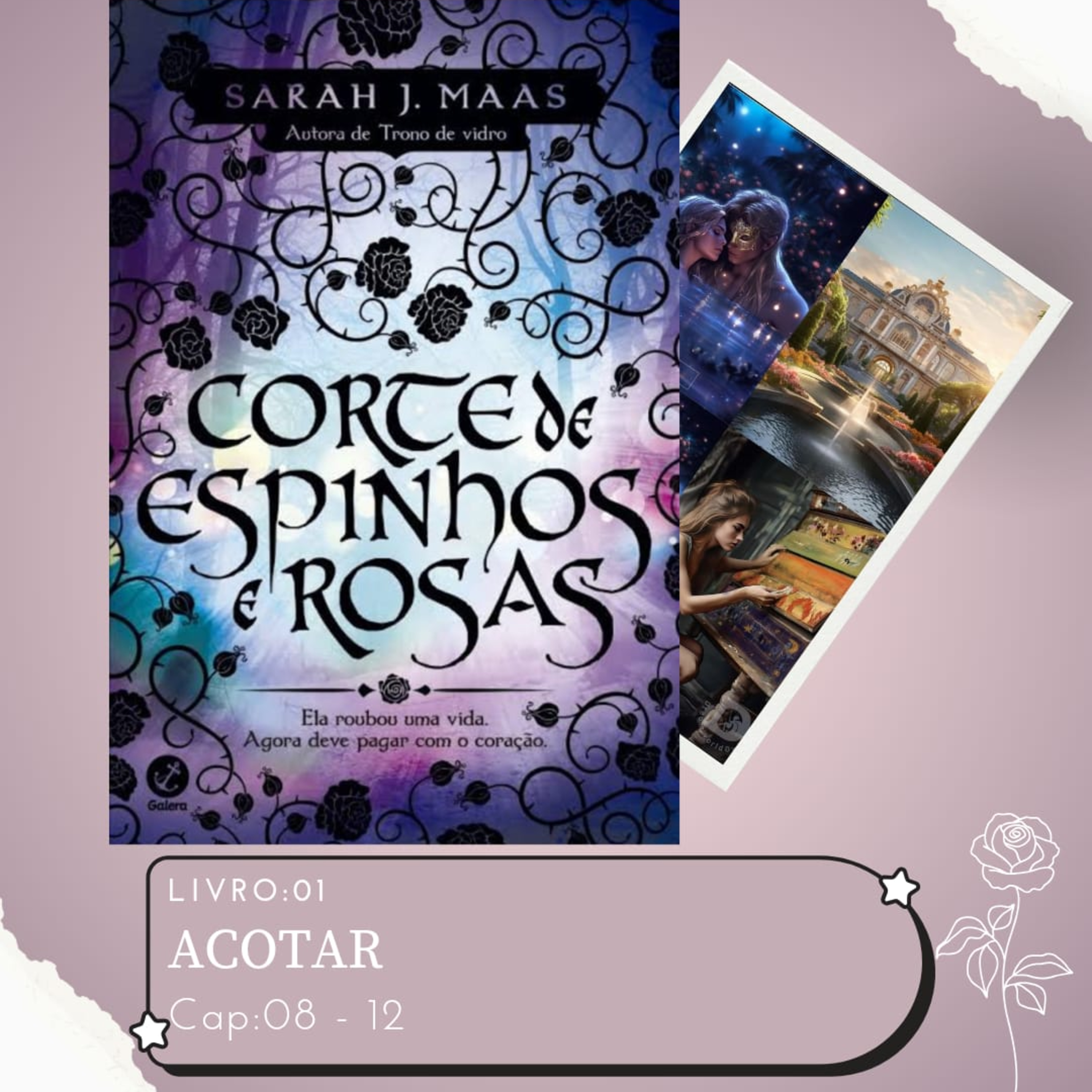 +16 (AudioLivro Audiobook) - ACOTAR - Corte de Espinhos e Rosas - Capítulo 08 e 12