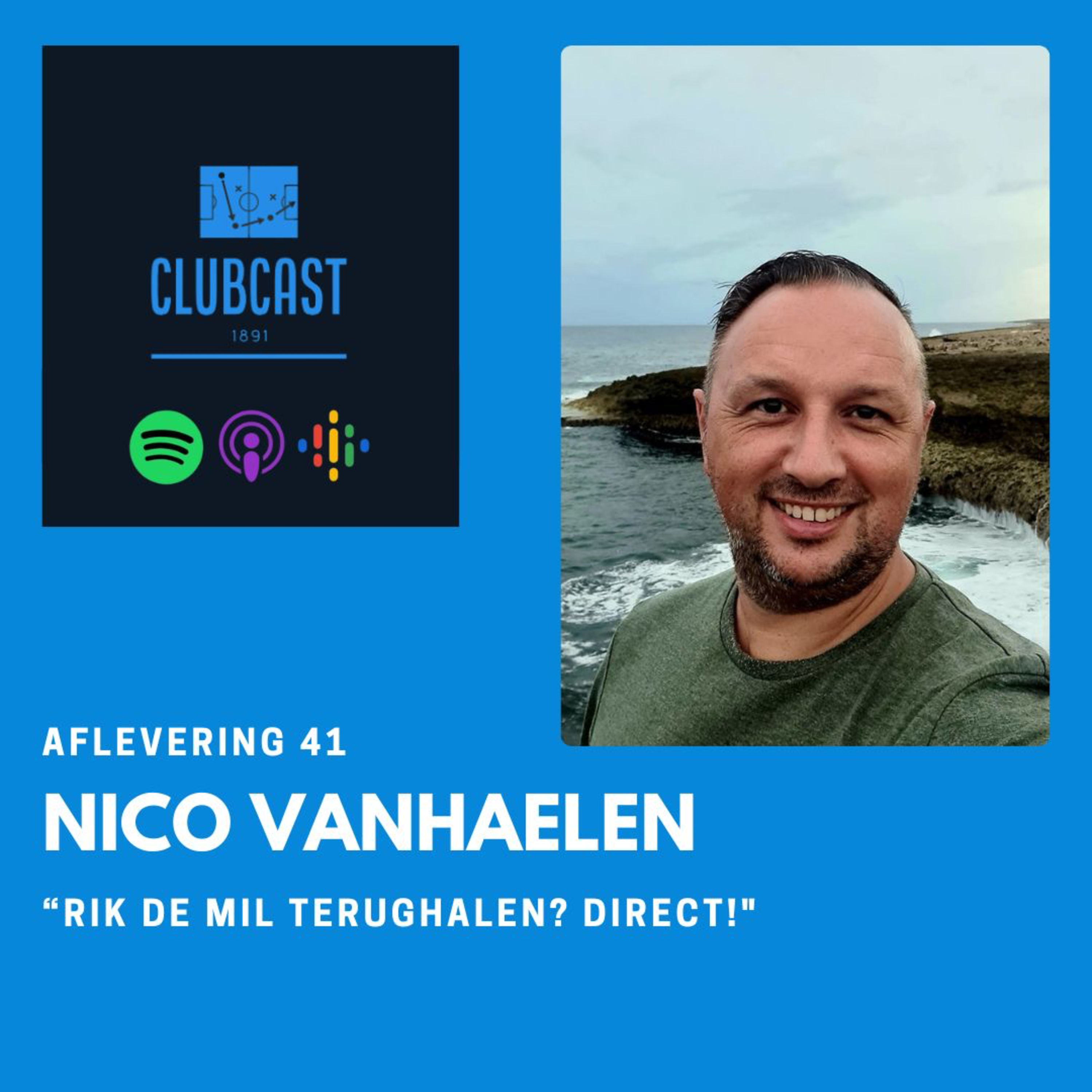 Aflevering 41: Nico Vanhaelen: "Rik De Mil terughalen? Direct!  episode artwork