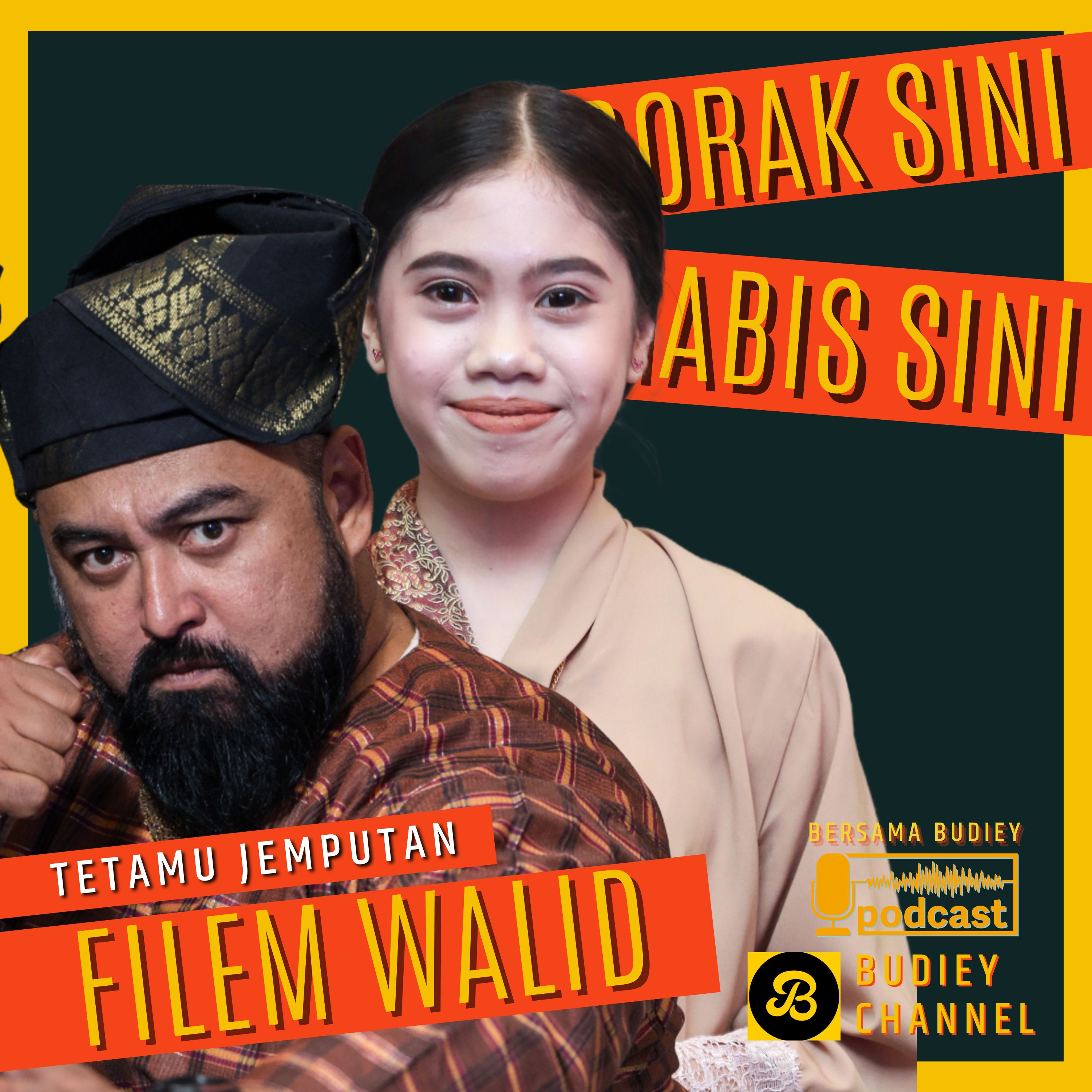 EPS 182. PODCAST BERSAMA PELAKON FILEM WALID, MEGAT SHARIZAL & PUTRI QASEH IZWANDY episode artwork
