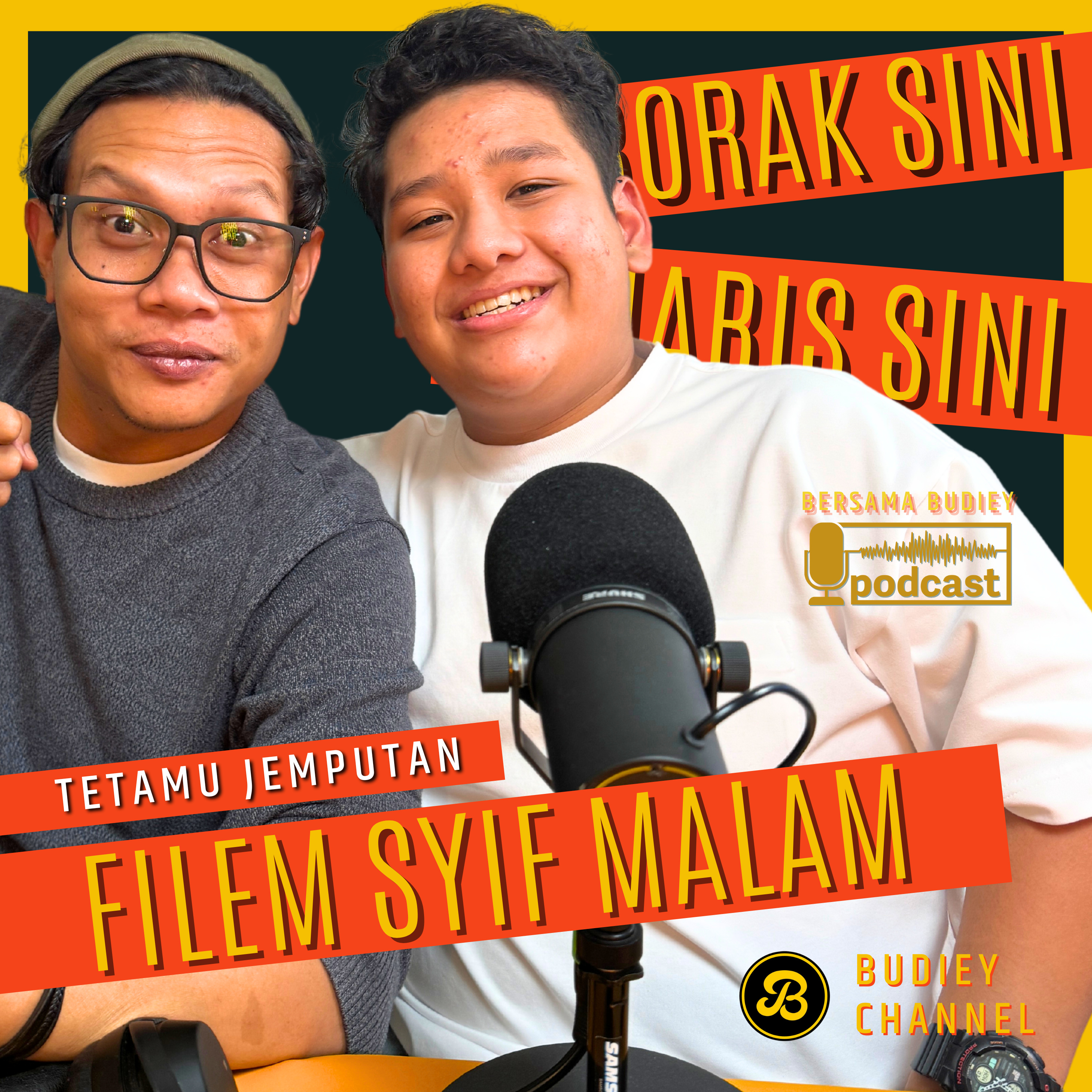 EPS 196. PODCAST BERSAMA PELAKON SYIF MALAM, SHAH KIMIN & KAMARUL EQIF ADA PENGALAMAN JUMPA HANTU episode artwork