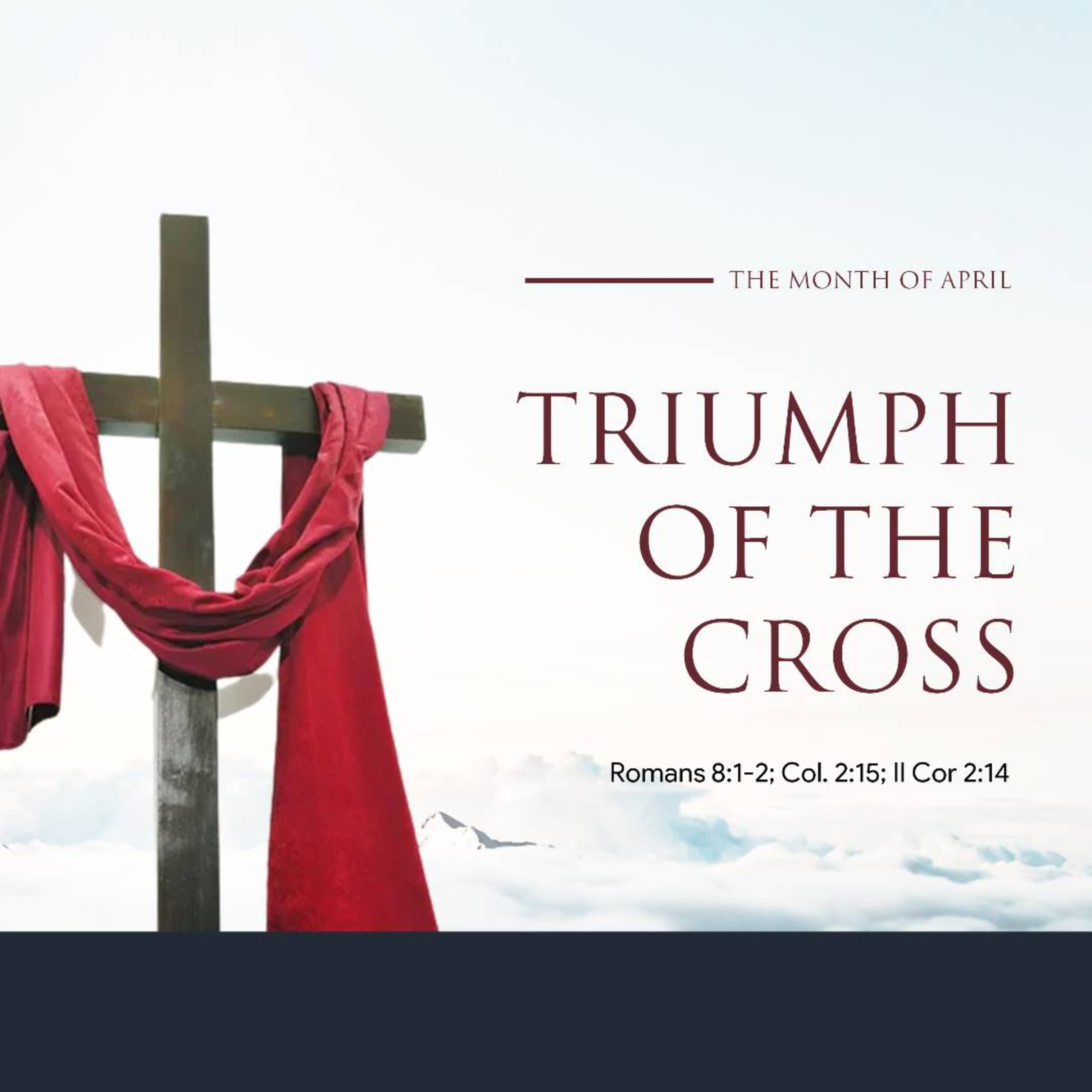 EMBRACING THE CROSS (TRIUMPH OF THE CROSS) - Rev Joseph Aliyu ( APRIL 2, 2023 ) episode artwork