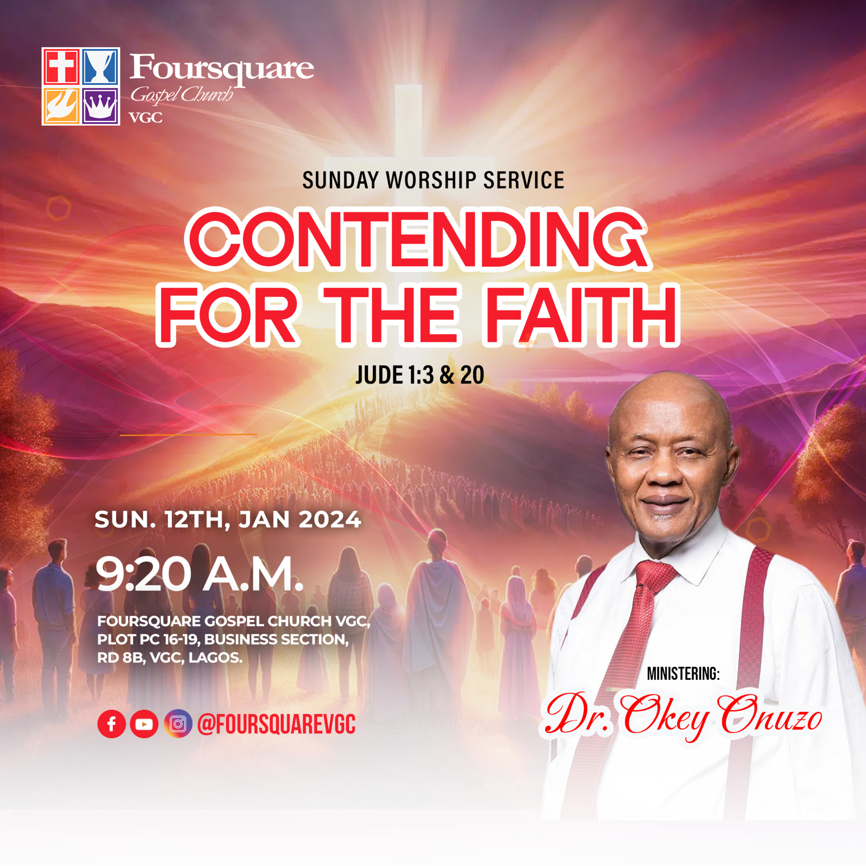 CONTENDING FOR THE FAITH - DR ONUZO (JAN 12, 2025) episode artwork