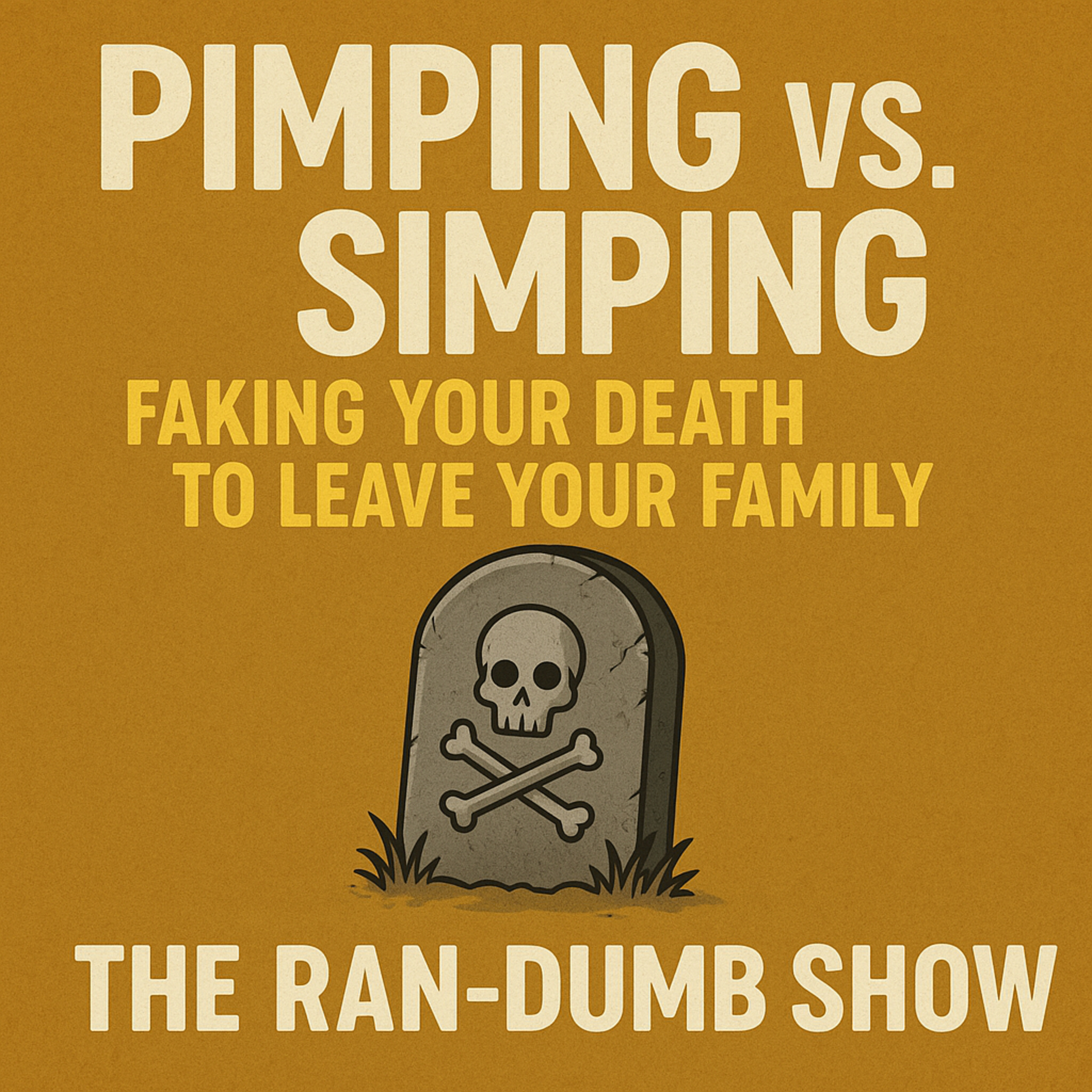 Pimping vs. Simping - Faking your death to leave your family. Ran-Dumb Show
