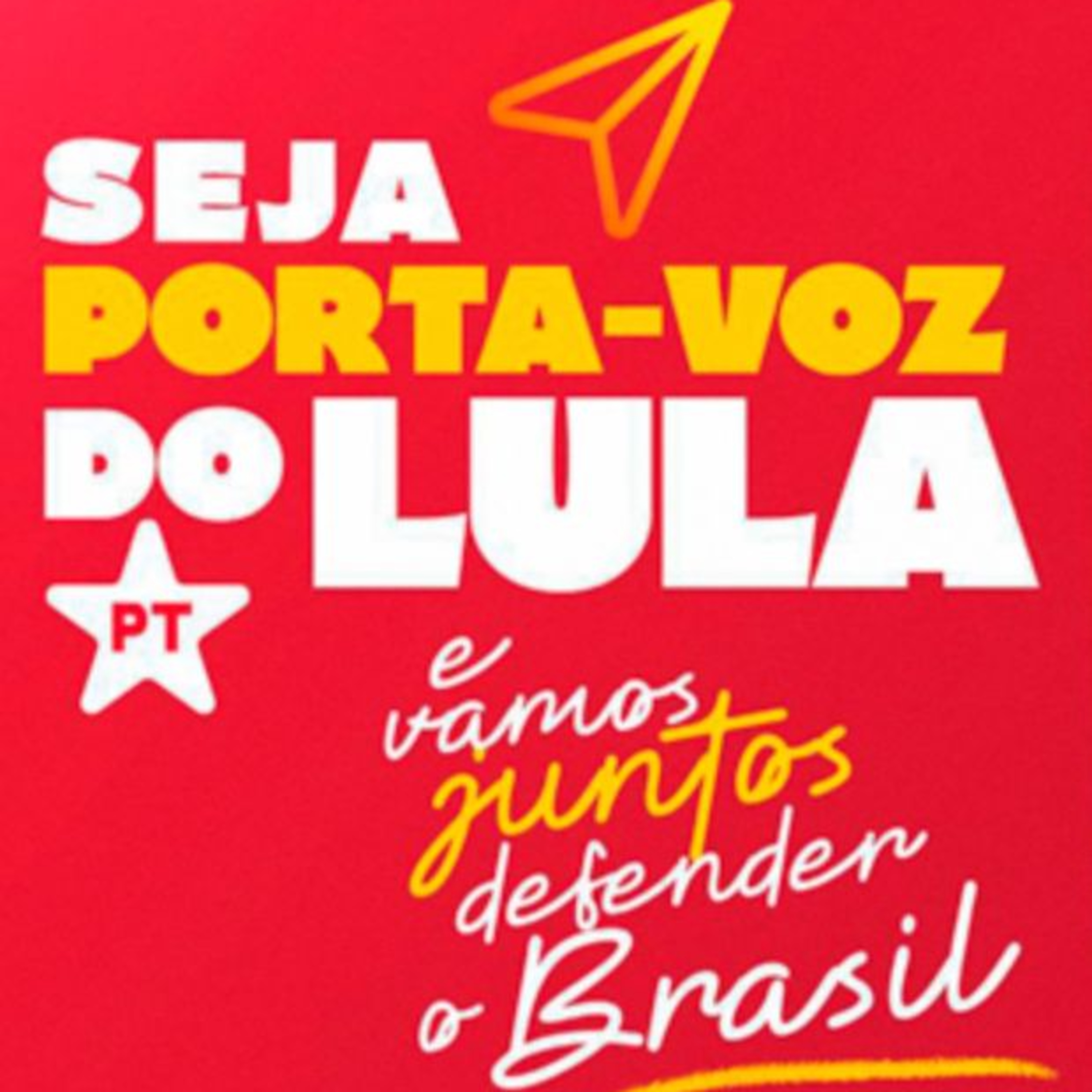 🗣️ SPOT | Seja porta-voz do Lula