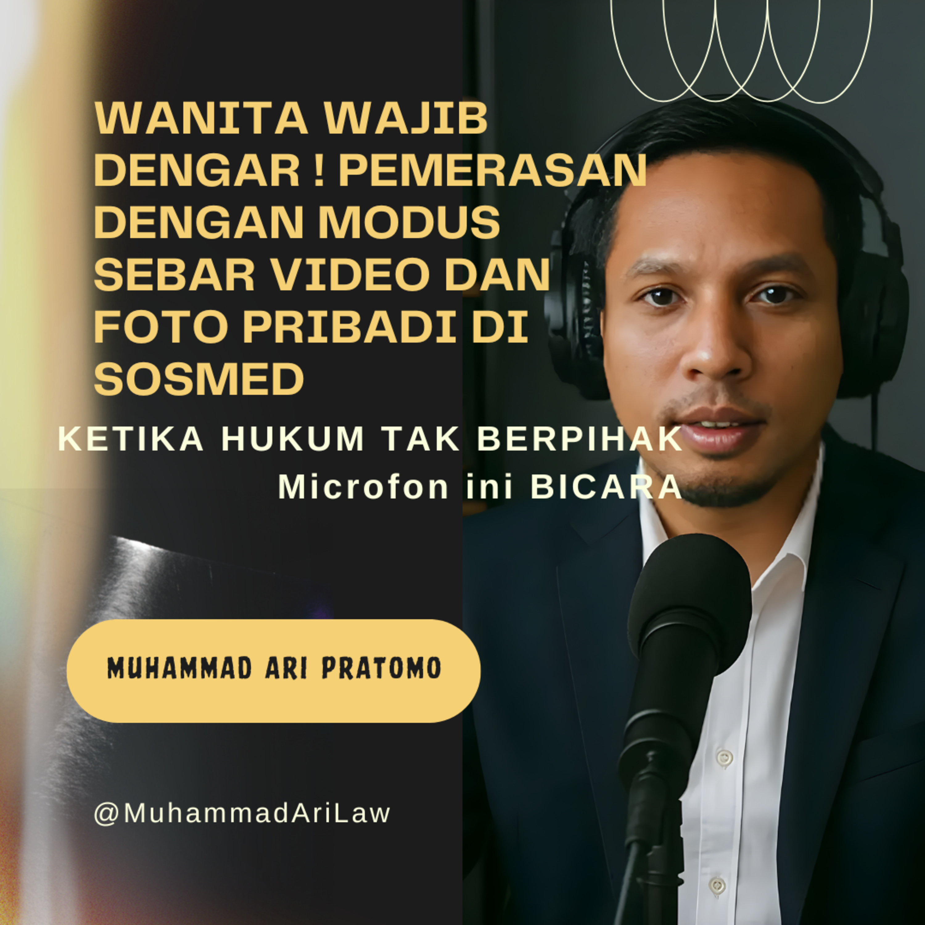 Pengacara Muhammad Ari Pratomo