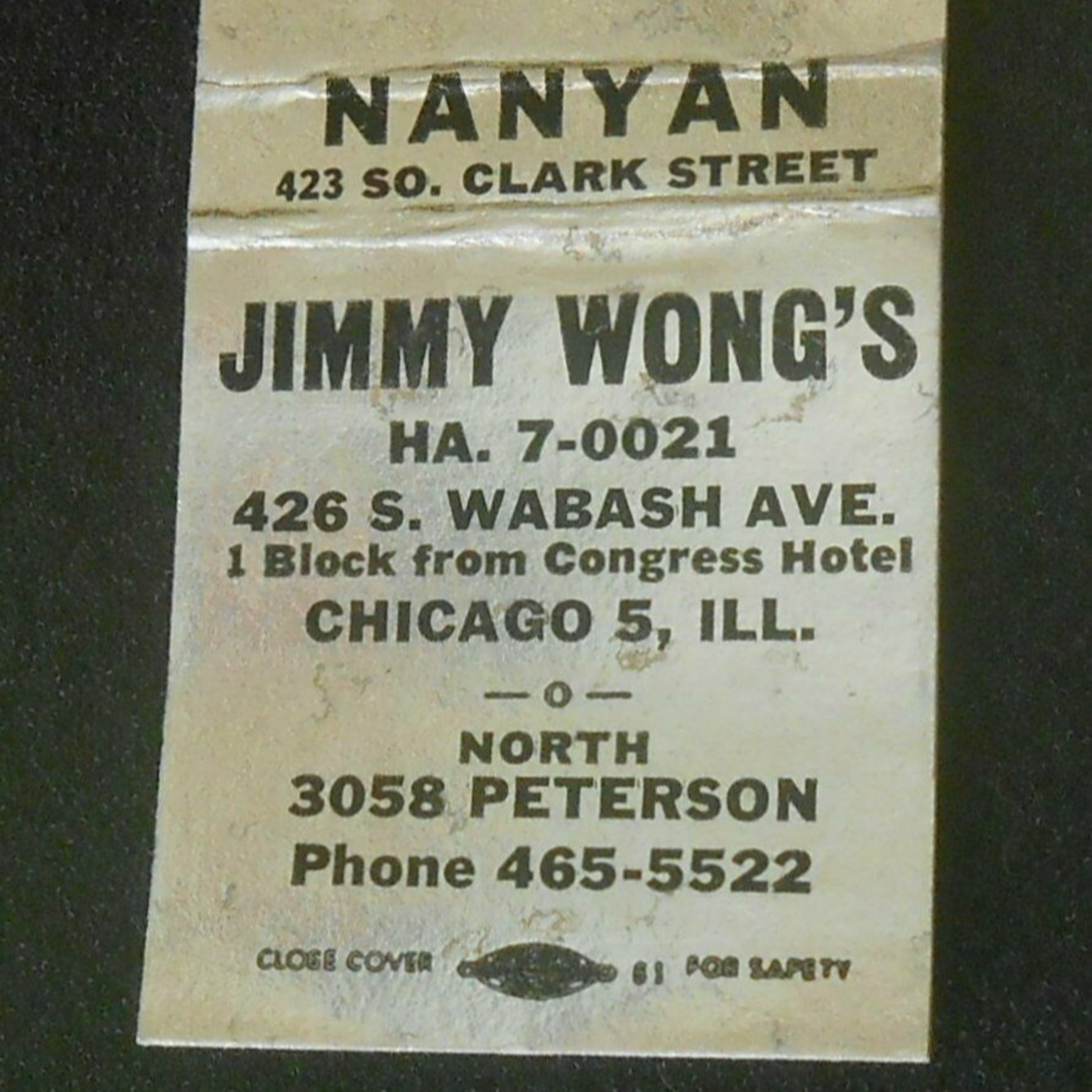 Episode 306: Comedian Jack Benny And Jimmy Wong's Cantonese Restaurant In Chicago.