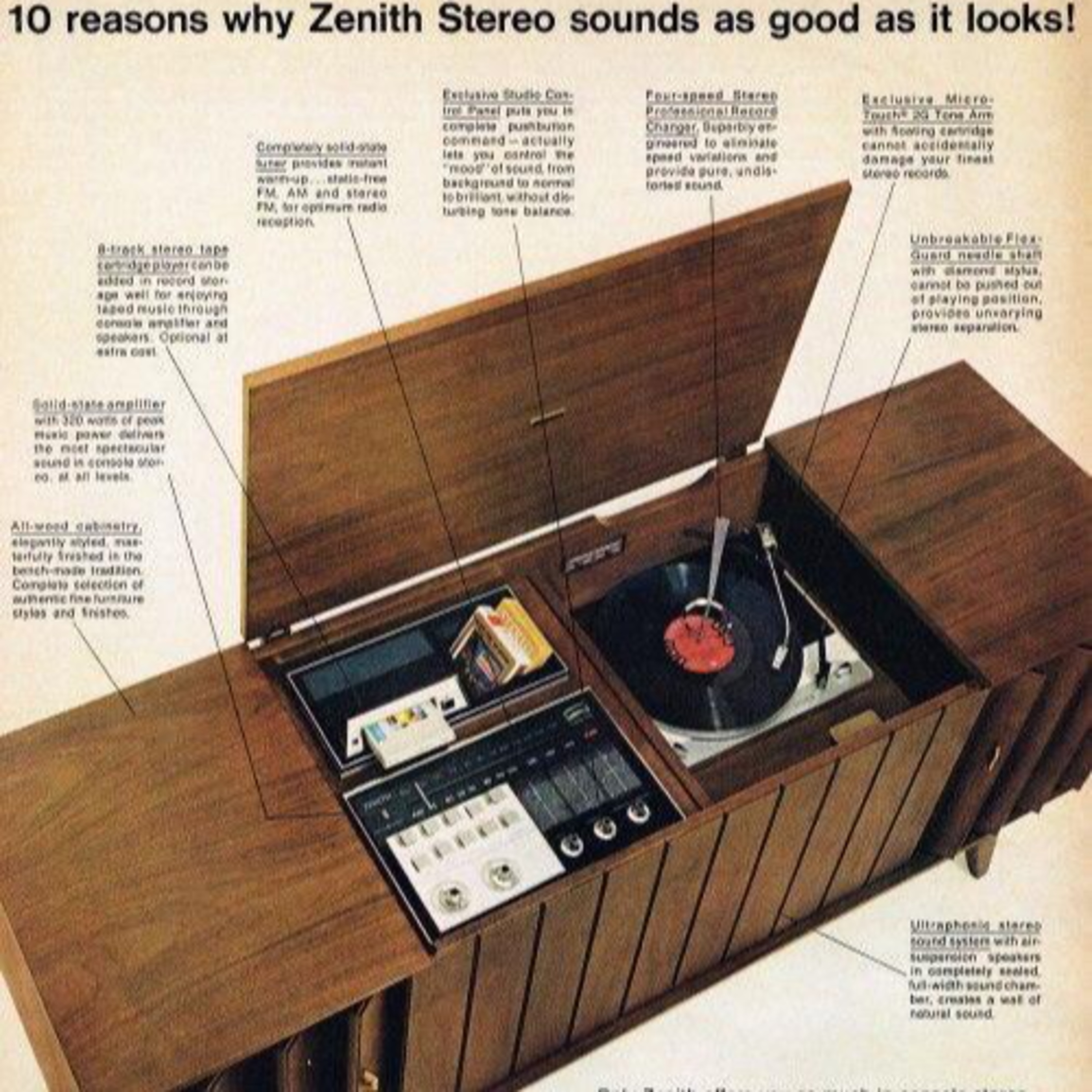 Episode 435: The flip side Record Stores In Chicago And Memories Of The Zenith Stereo Consoles.