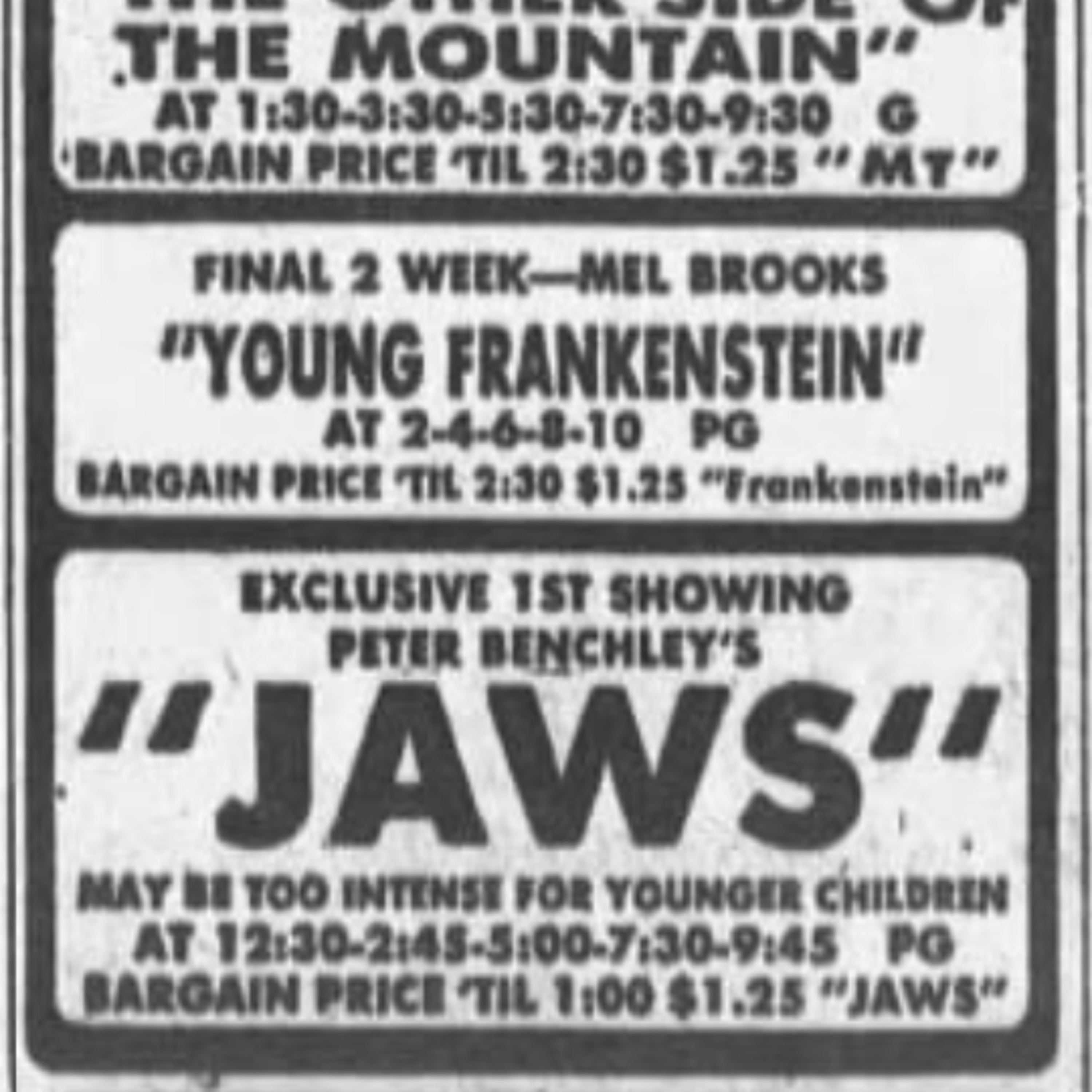 Episode 445: The 50th Anniversaries Of The Movie Jaws, And Old Chicago Indoor Amusement Park In Bolingbrook, IL.