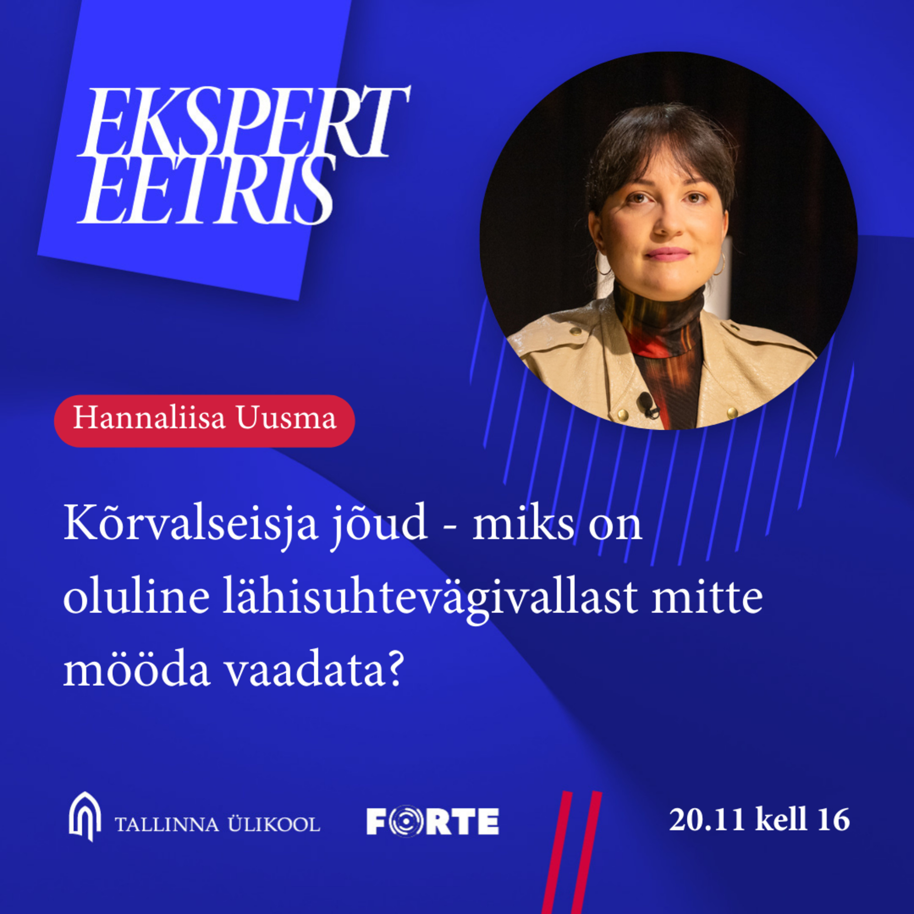 Hannaliisa Uusma - Kõrvalseisja jõud - miks on oluline lähisuhtevägivallast mitte mööda vaadata?