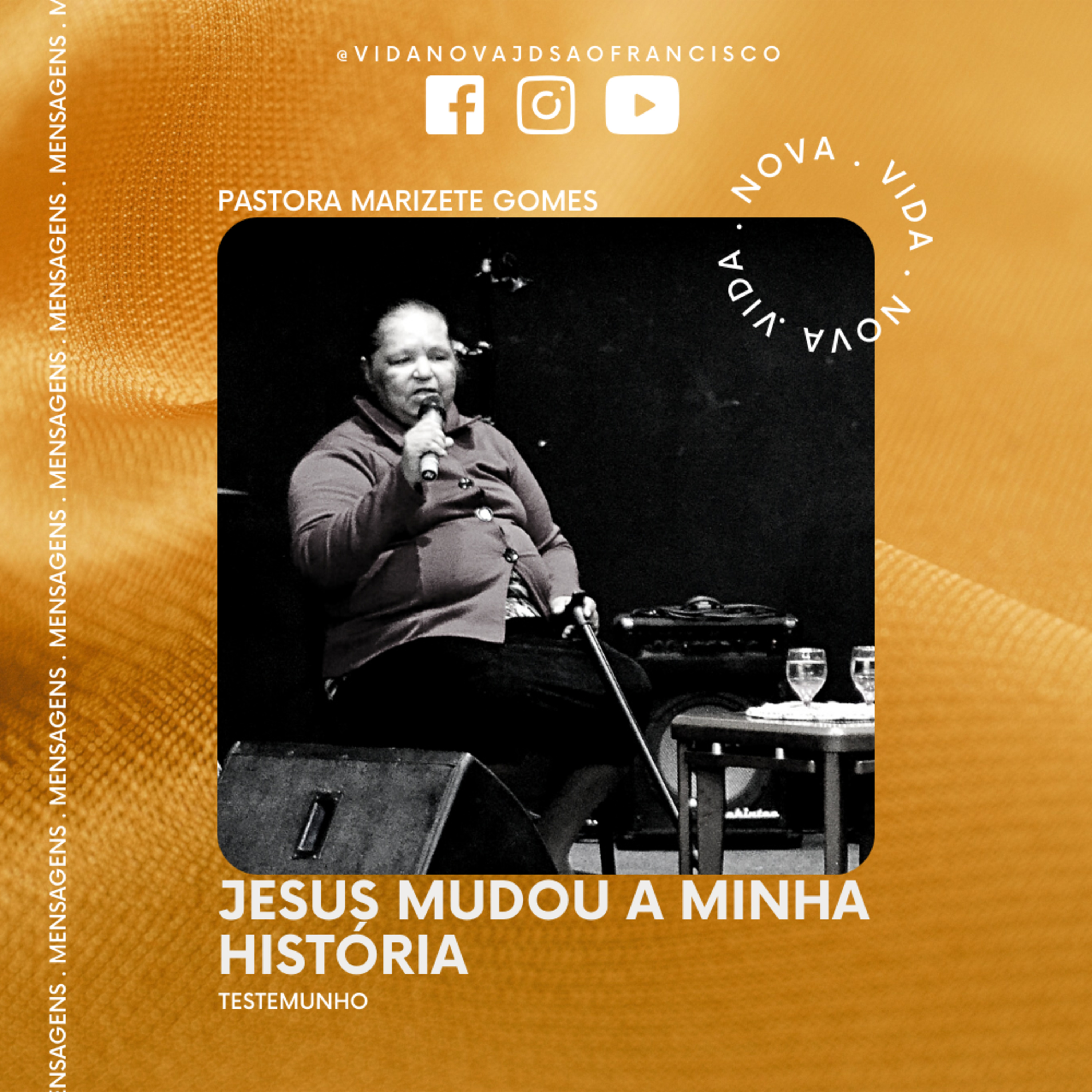 Jesus mudou a minha historia | Pastora Marizete Gomes episode artwork