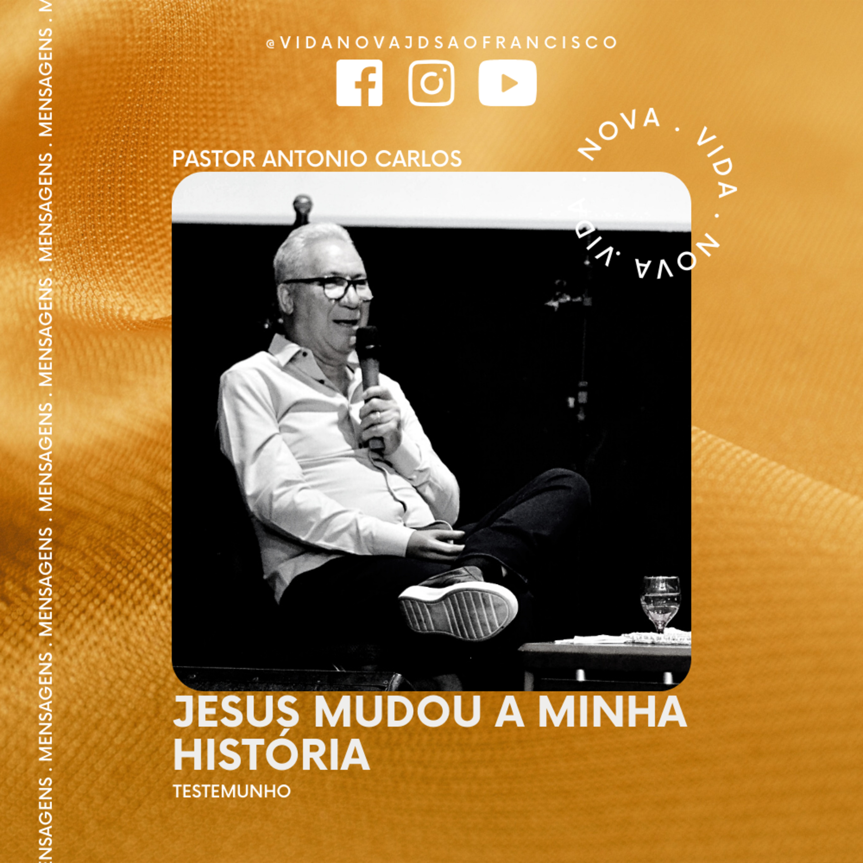 Jesus mudou a minha história | Pr. Antonio Carlos episode artwork