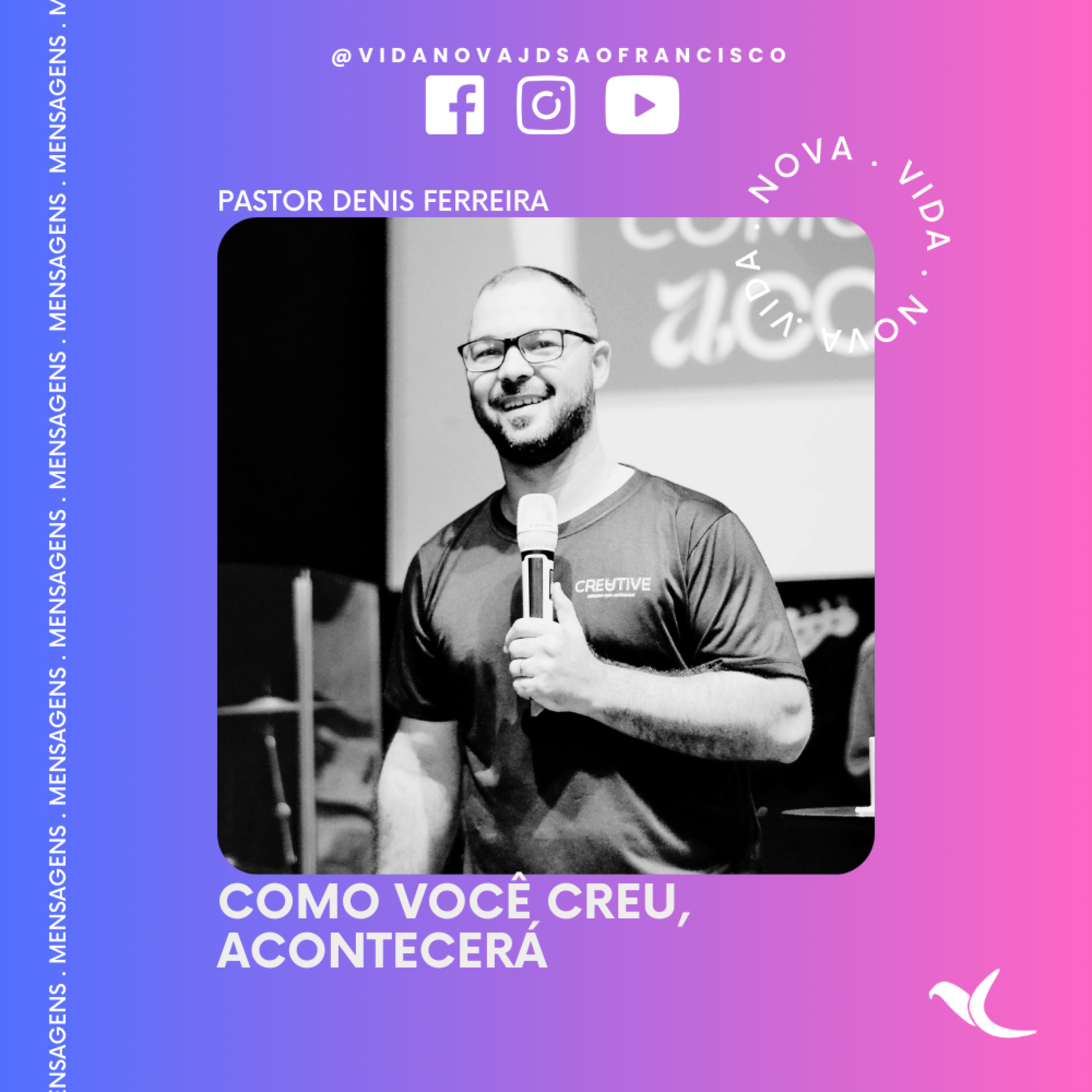 Como você creu, acontecerá | Pr. Denis Ferreira episode artwork