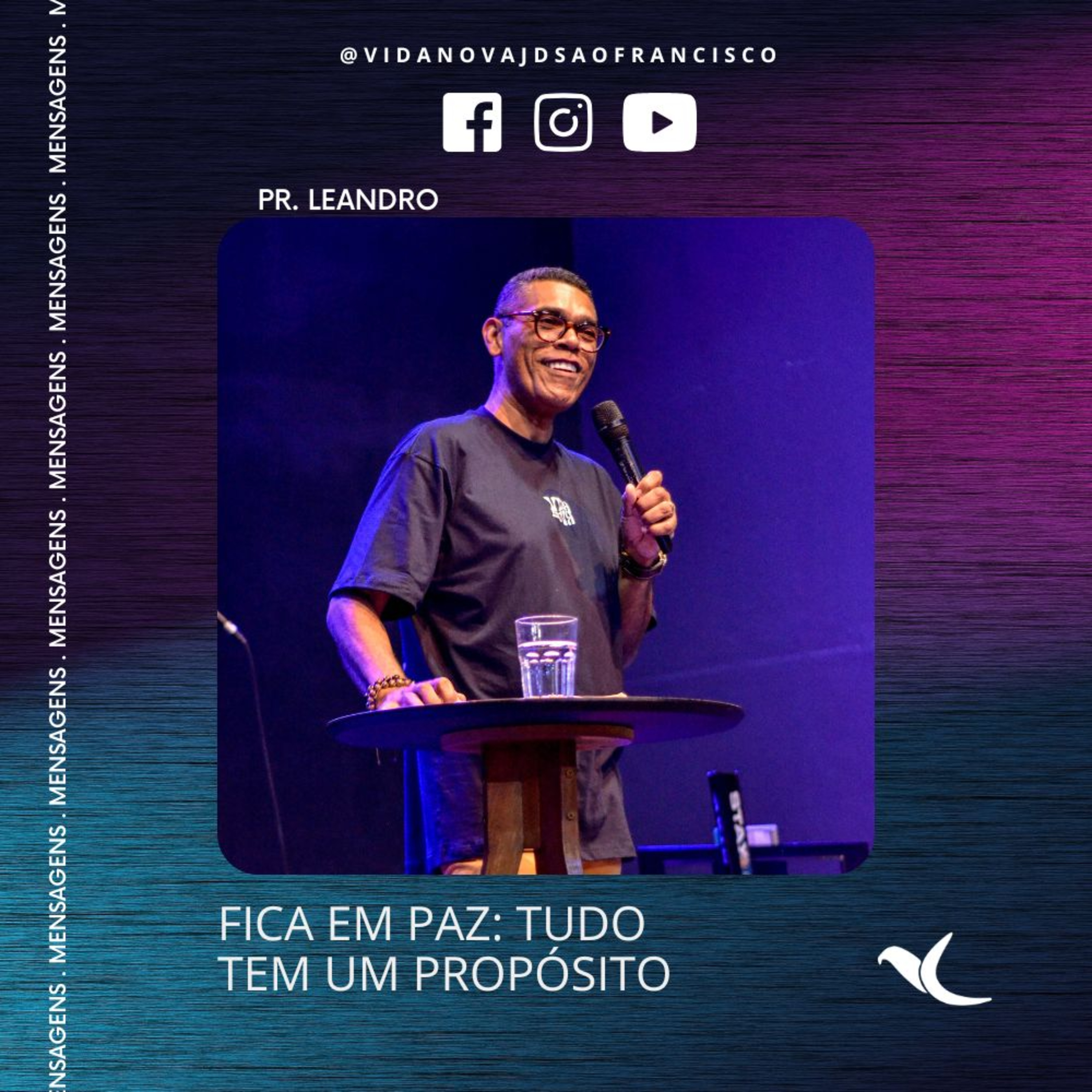 Fica em paz: tudo tem um propósito | Pr. Leandro episode artwork