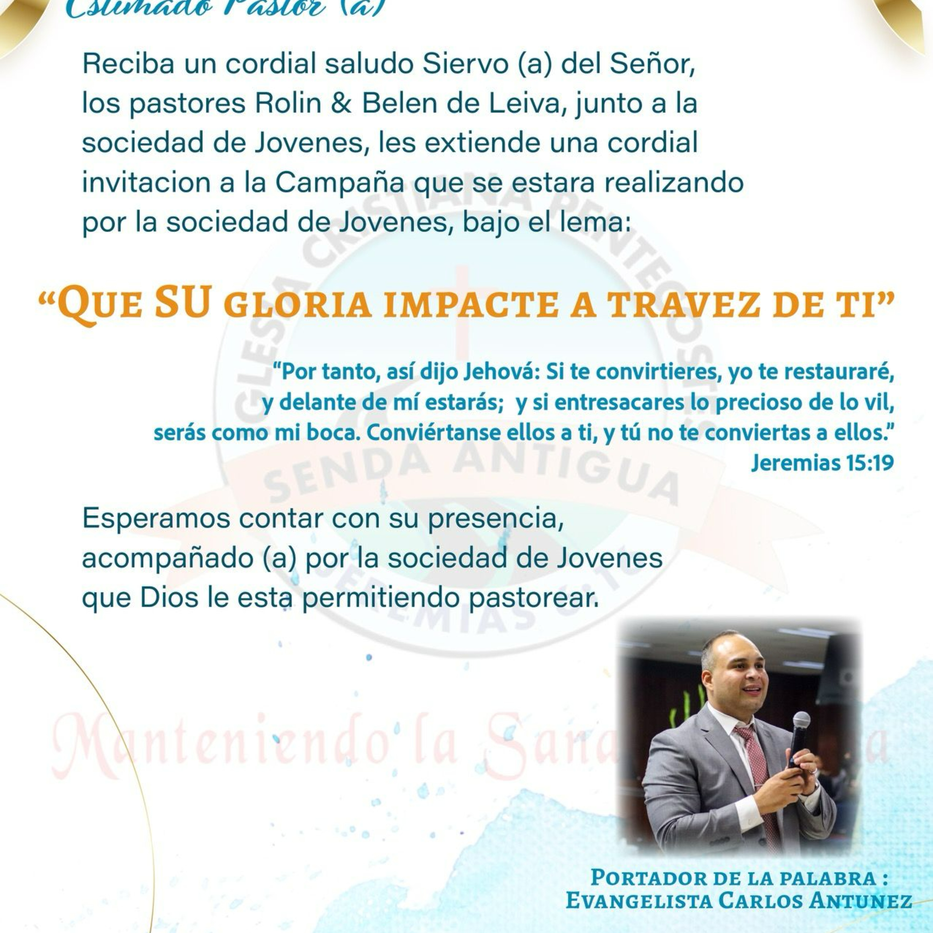 Portada de Senda de Salvación