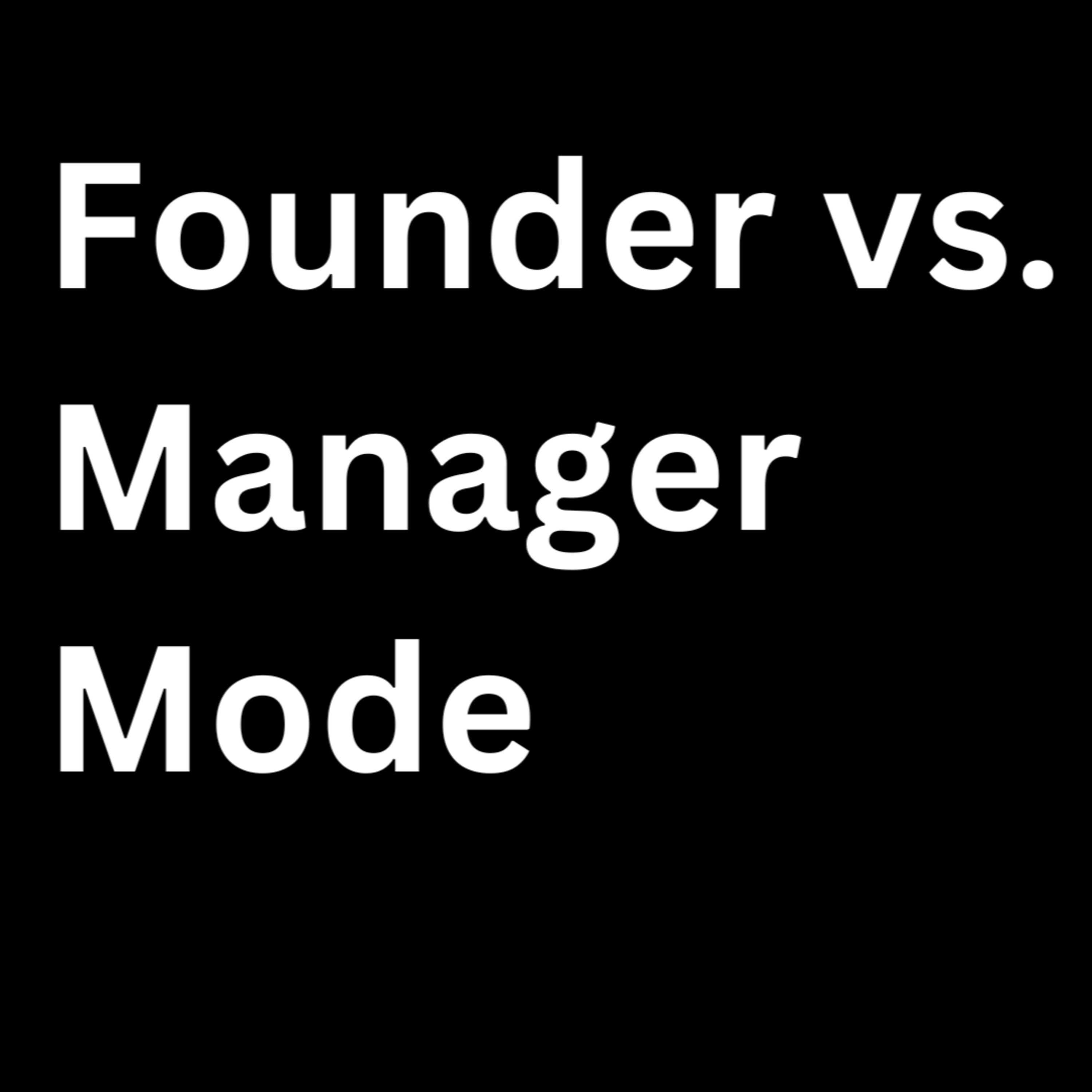 The Climate Tech Leadership Trap: Staying In Founder Mode Too Long episode artwork