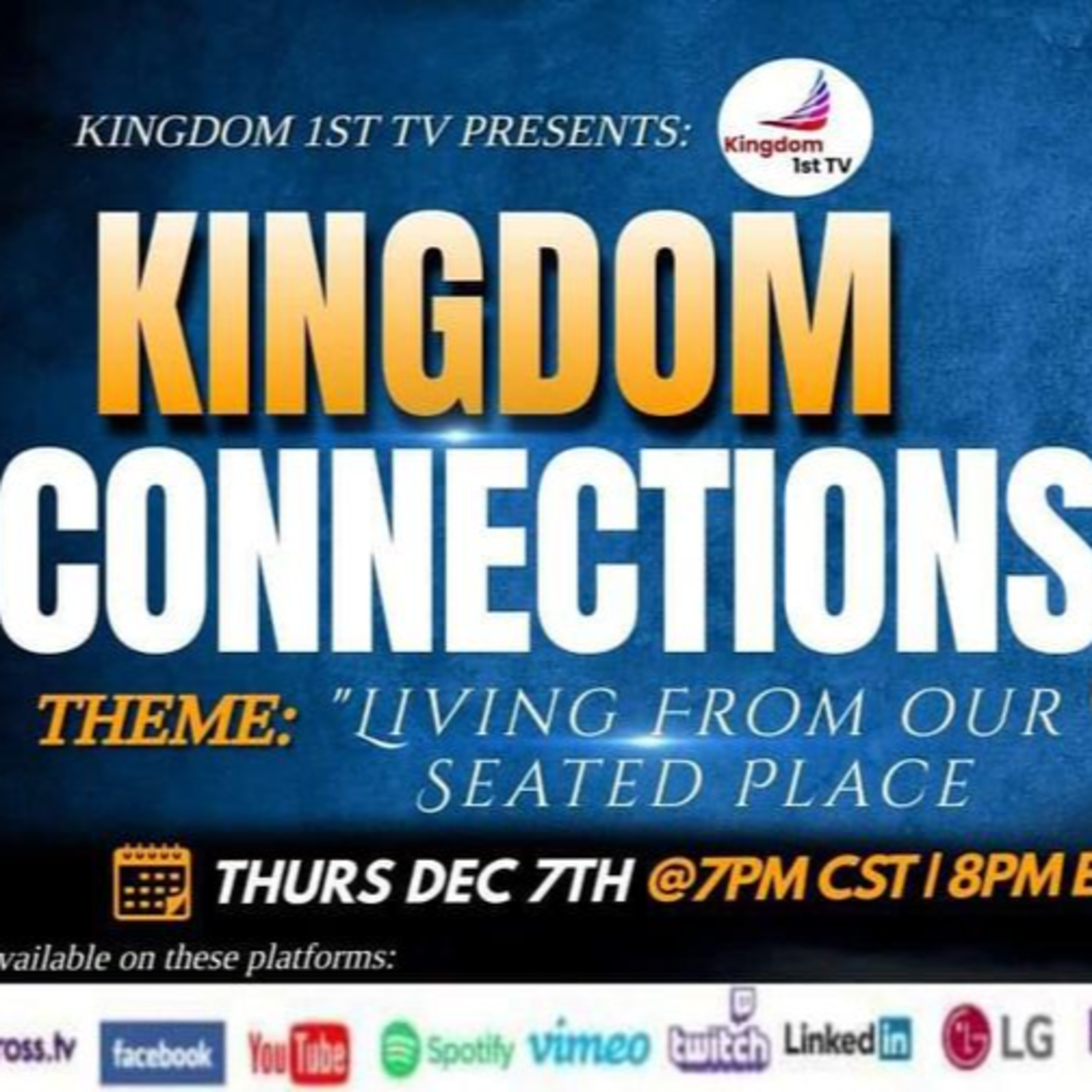 Kingdom Connections: Living from our seated place episode artwork