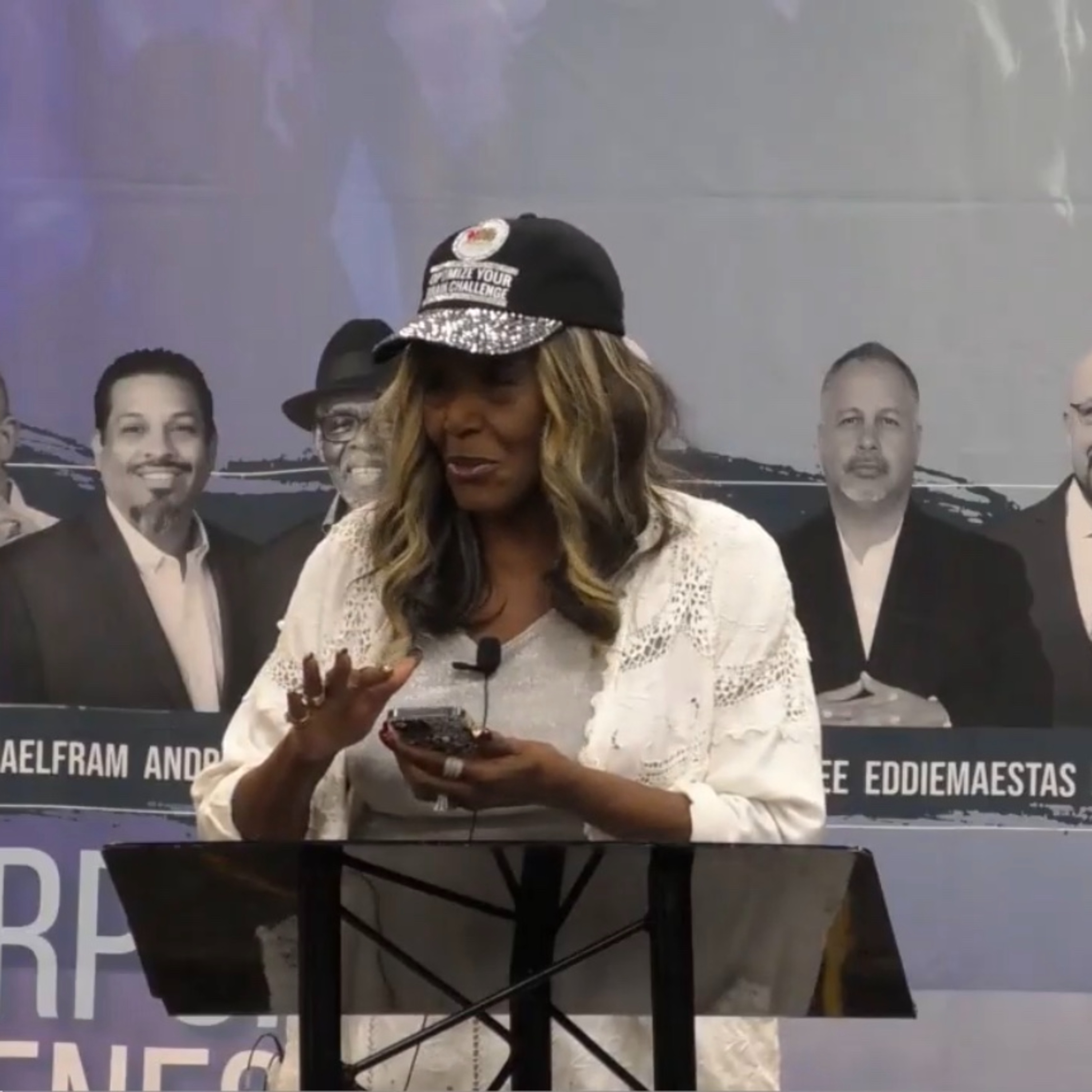 Apostle Dr. Bacer J. Baker ministering during the Love & Unity Global Convergence 06. 27. 2024