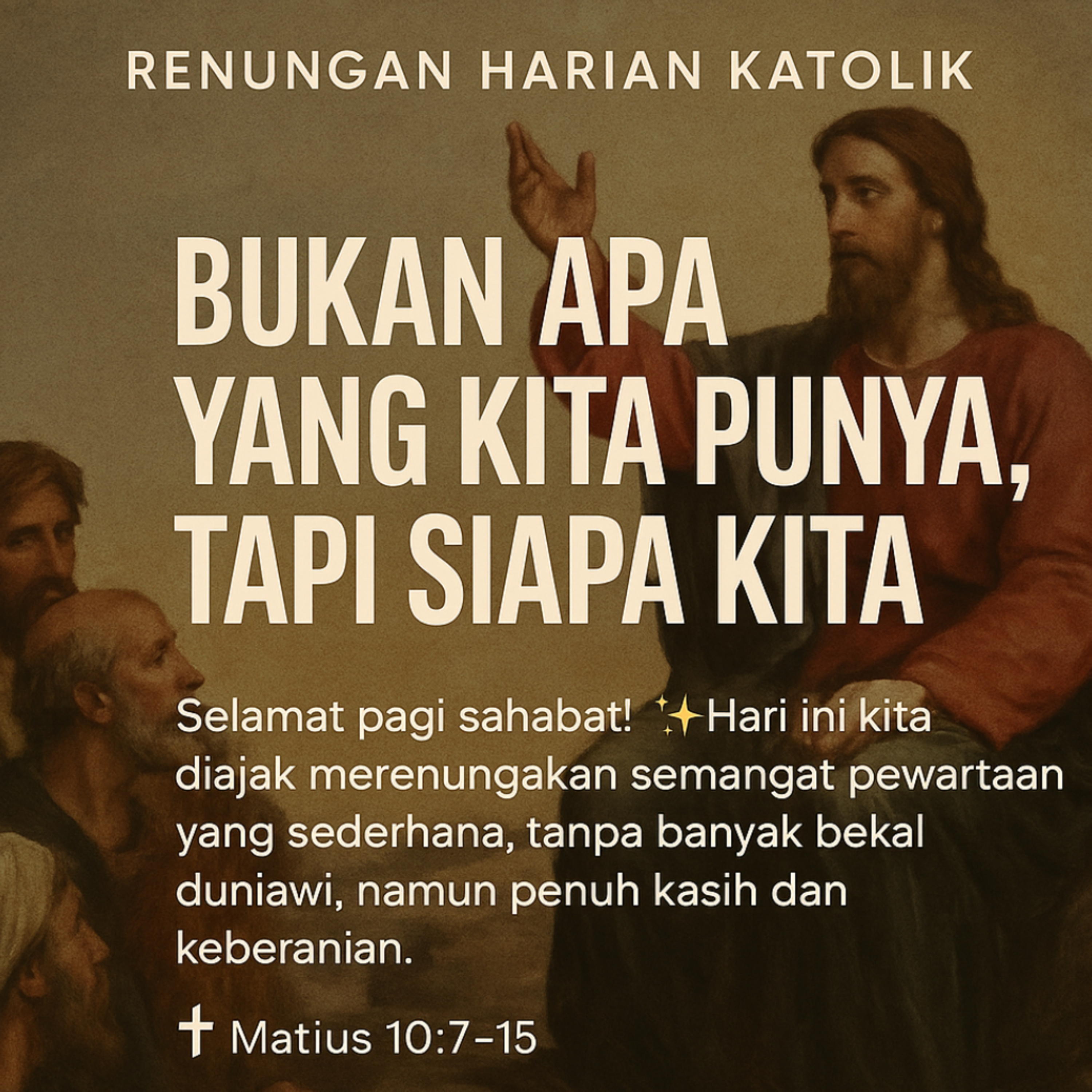 10.07.25 Bukan Apa yang Kita Punya, Tapi Siapa Kita episode artwork