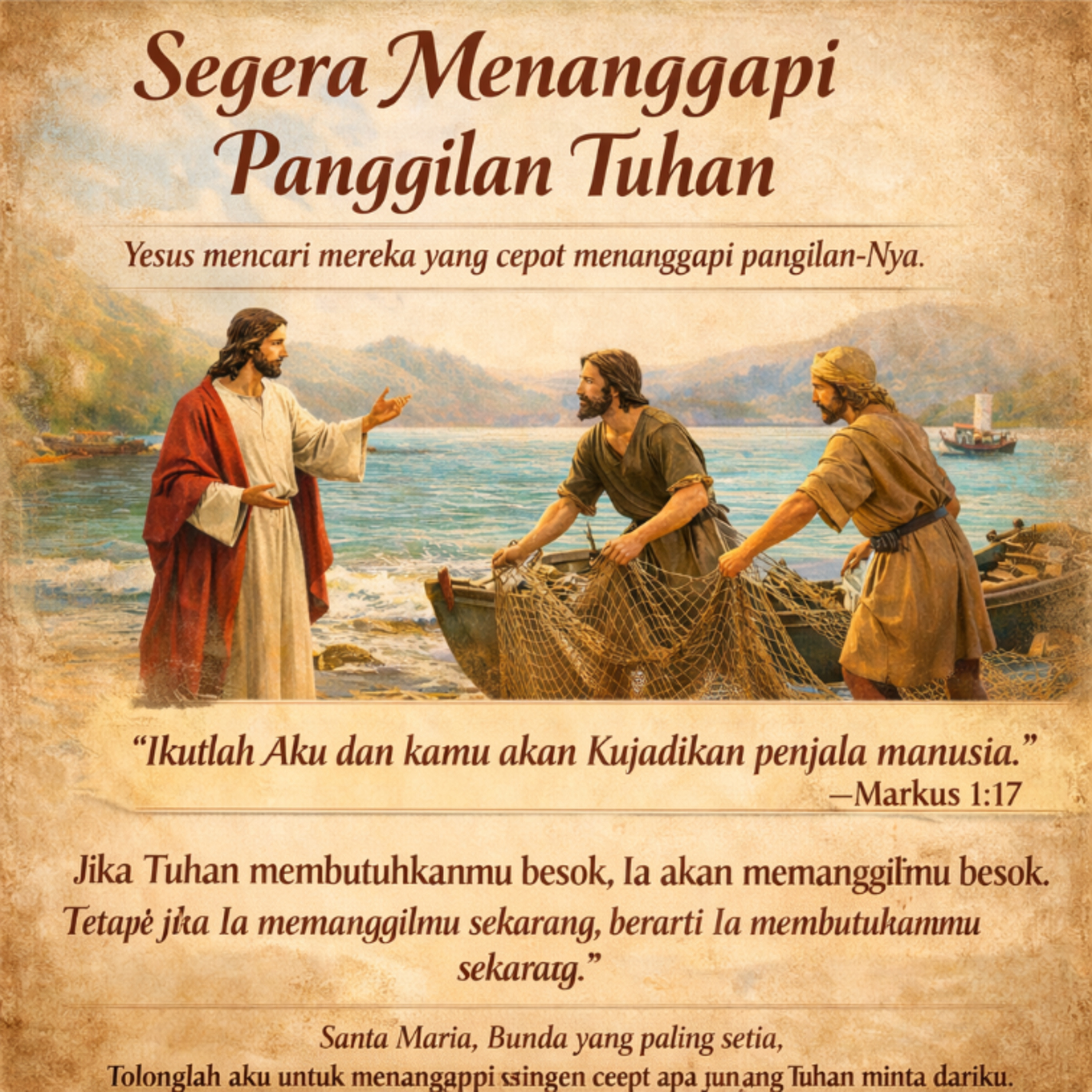 12.01.25 Segera Menanggapi Panggilan Tuhan episode artwork