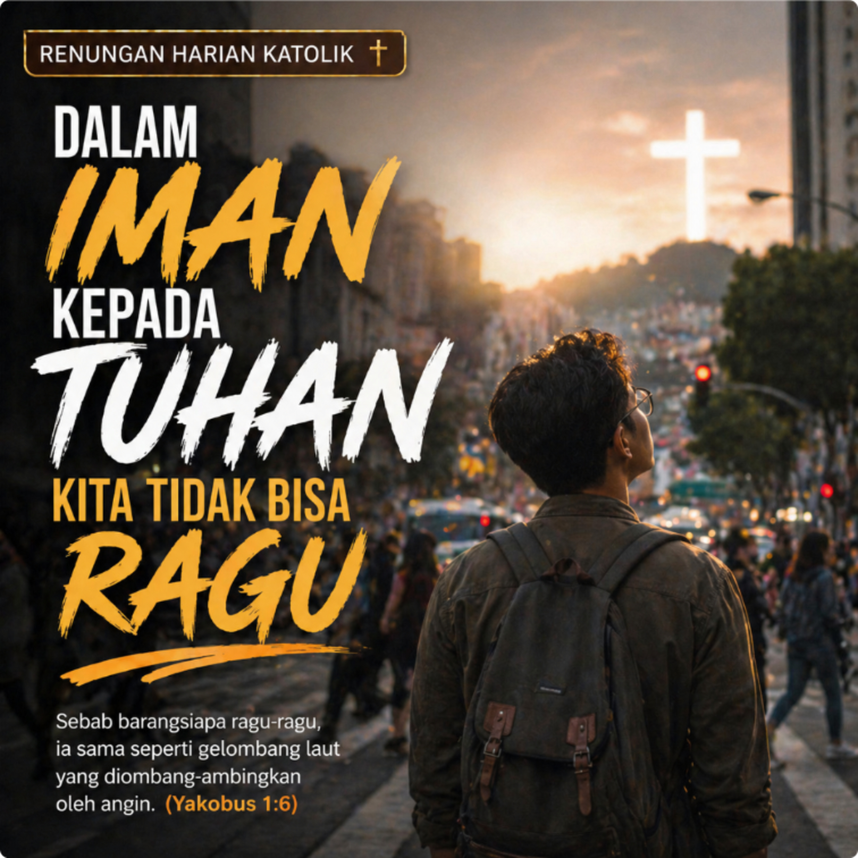 28.04.26 Dalam iman kepada Tuhan tidak bisa ragu episode artwork