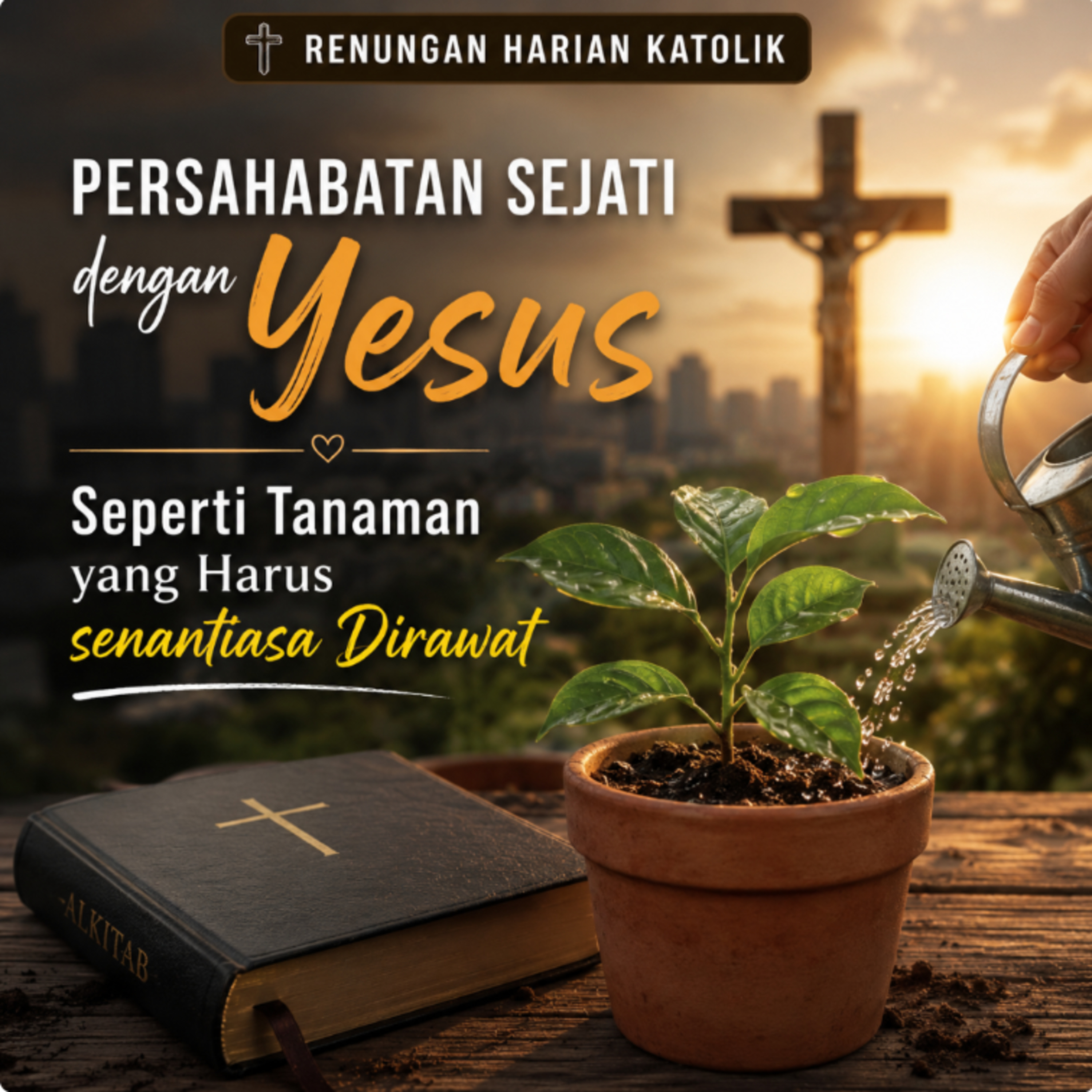08.06.2026 Persahabatan Sejati dengan Yesus : Seperti Tanaman yang Harus senantiasa Dirawat