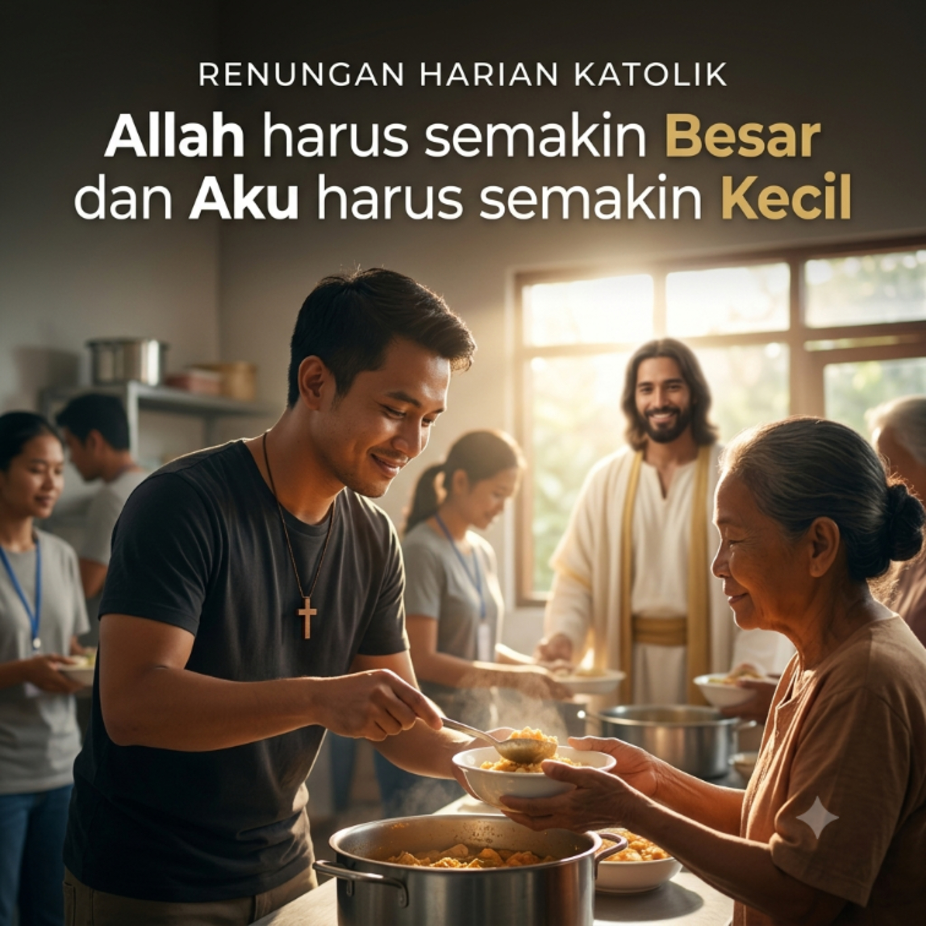 Allah harus semakin Besar dan Aku harus semakin Kecil (SCW)
