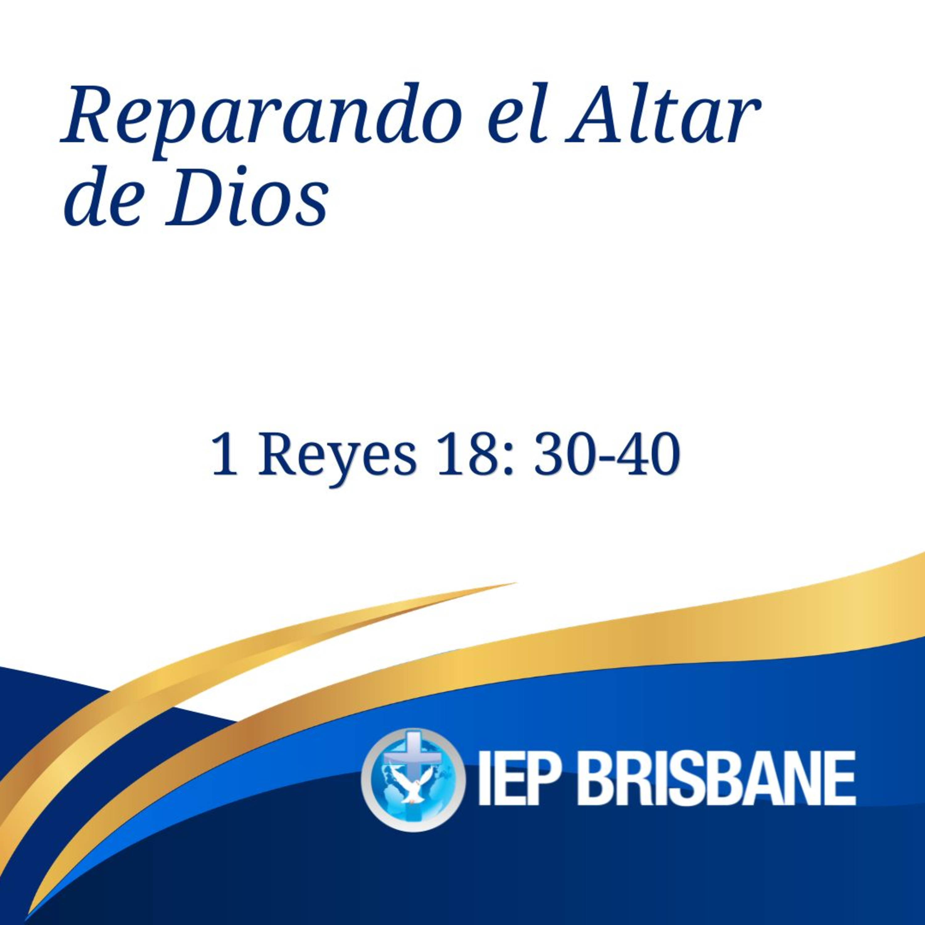 Reparando el Altar de Dios episode artwork