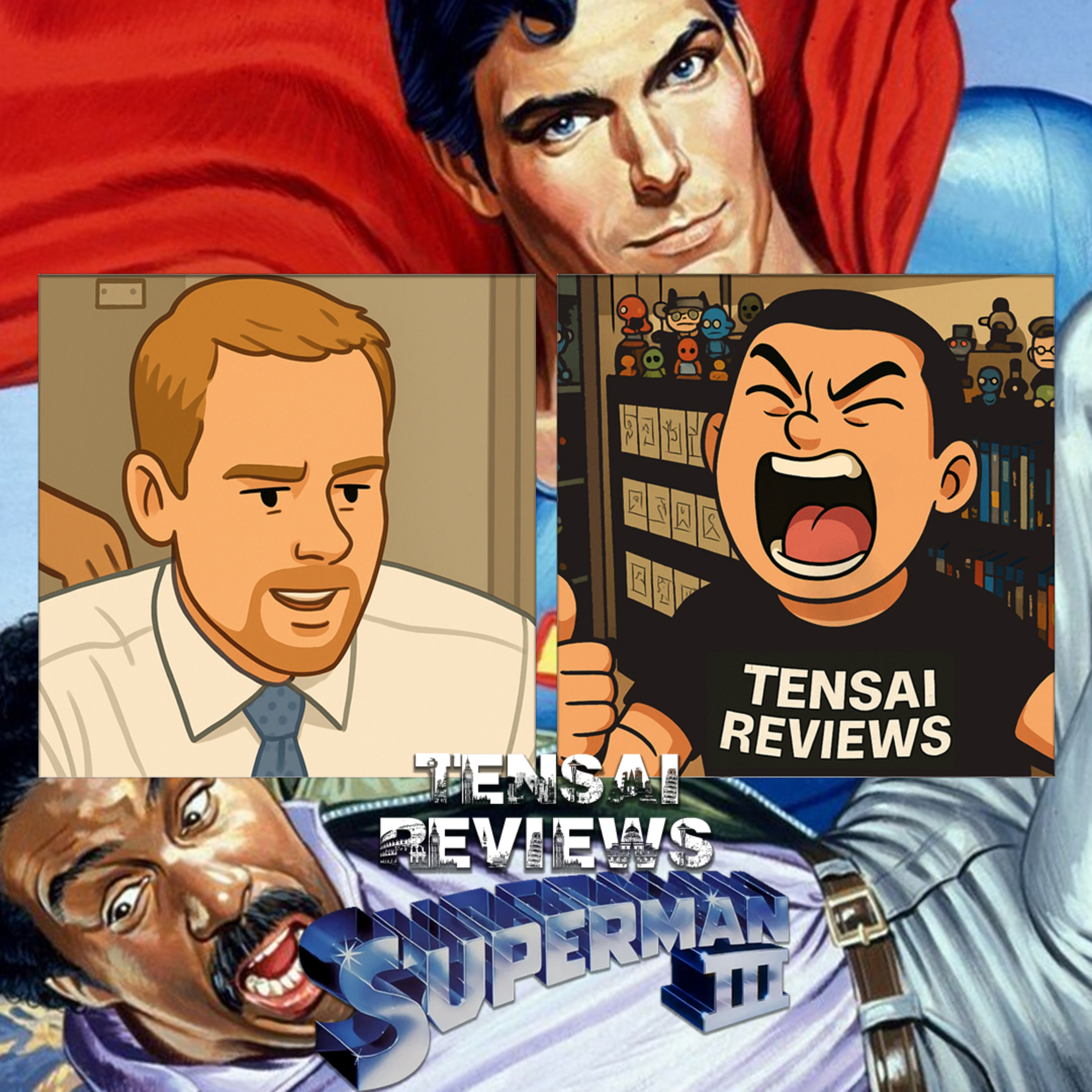 Superman III is like the Archie Comics of Superman episode artwork