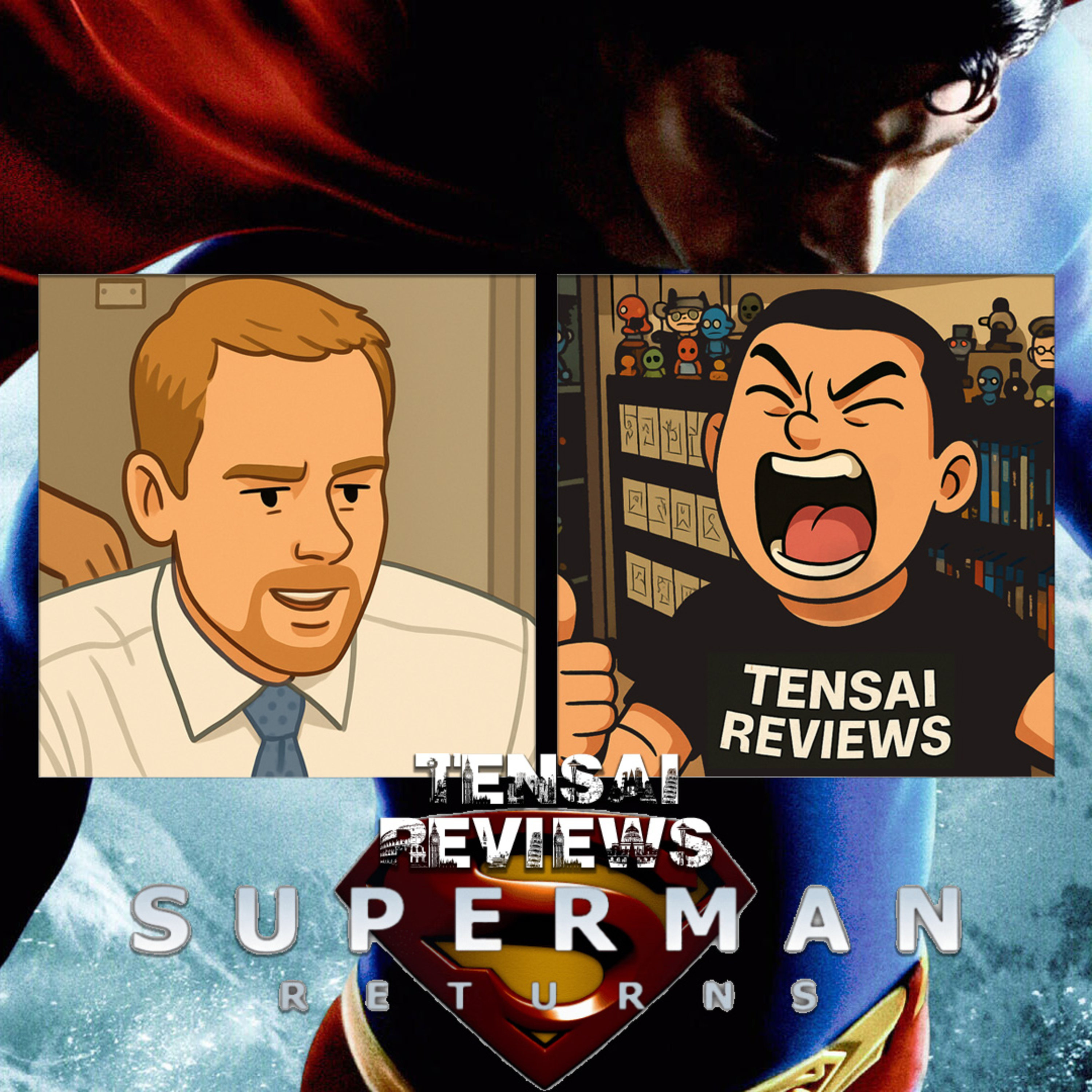 Superman Returns in 2006, 20 years later after Christoper Reeves episode artwork