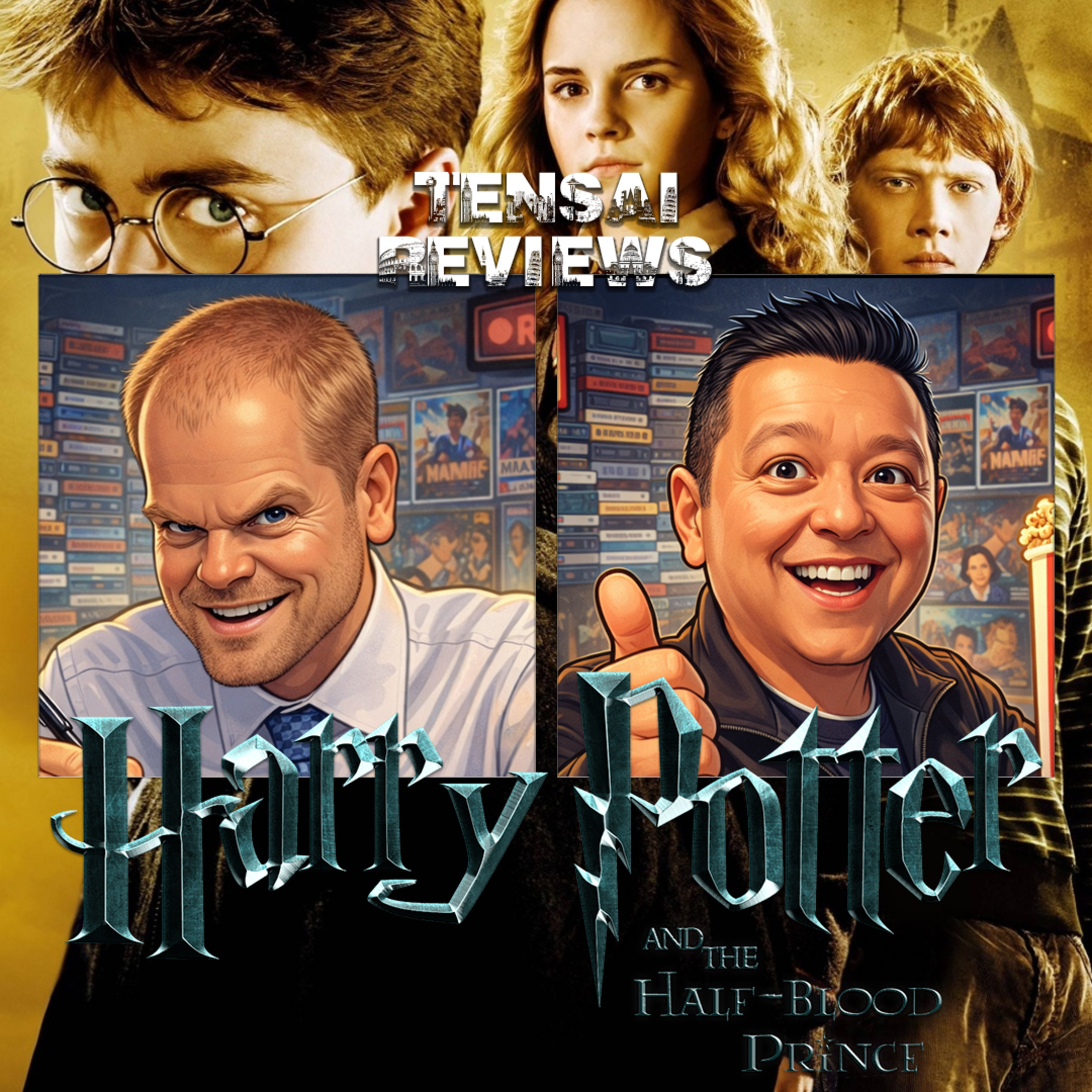 Harry Potter is a bit of a tosser with the Half-Blood Prince episode artwork