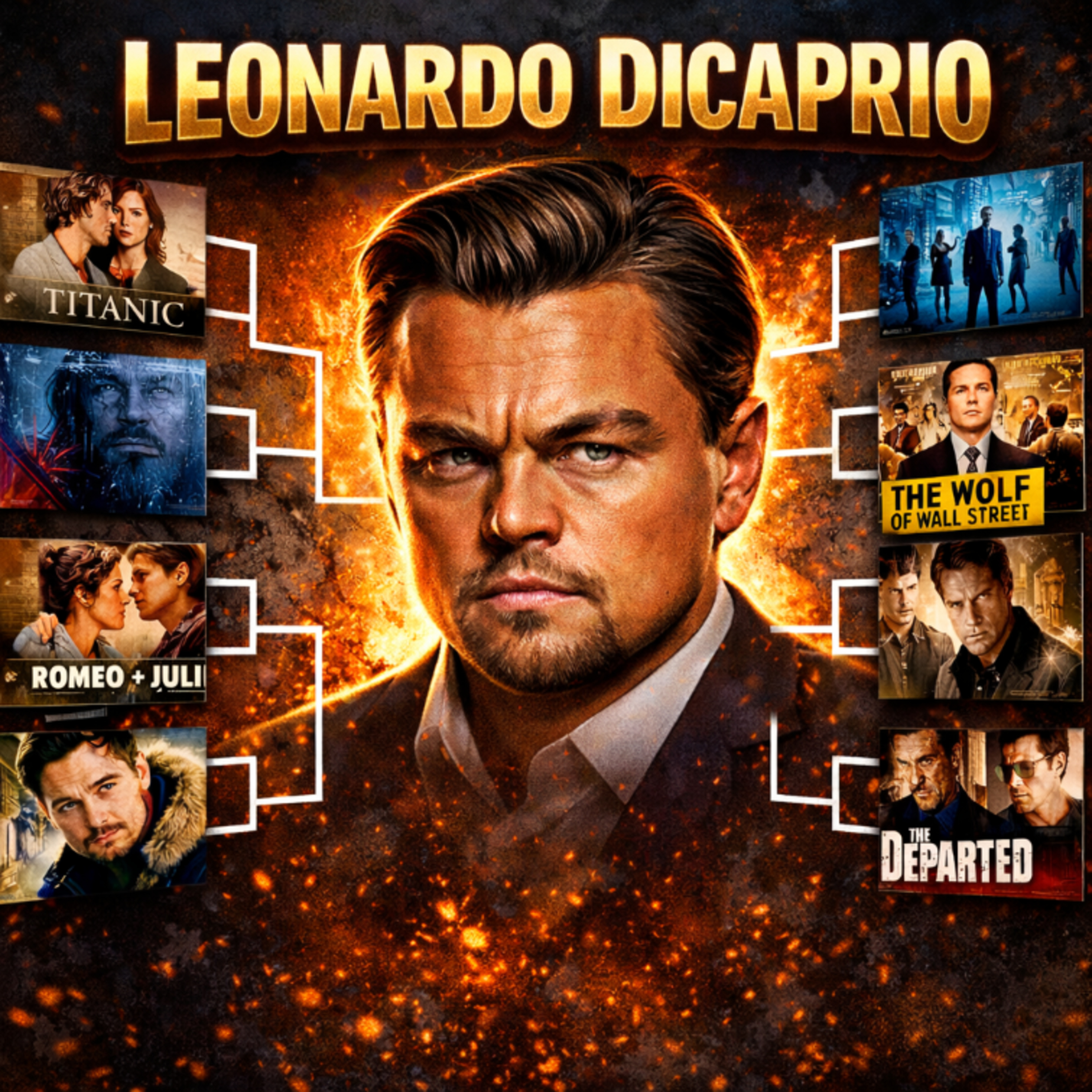 Bracket Bastards #220 "Love Me Leo" : The Leonardo DiCaprio Movies Tournament  episode artwork