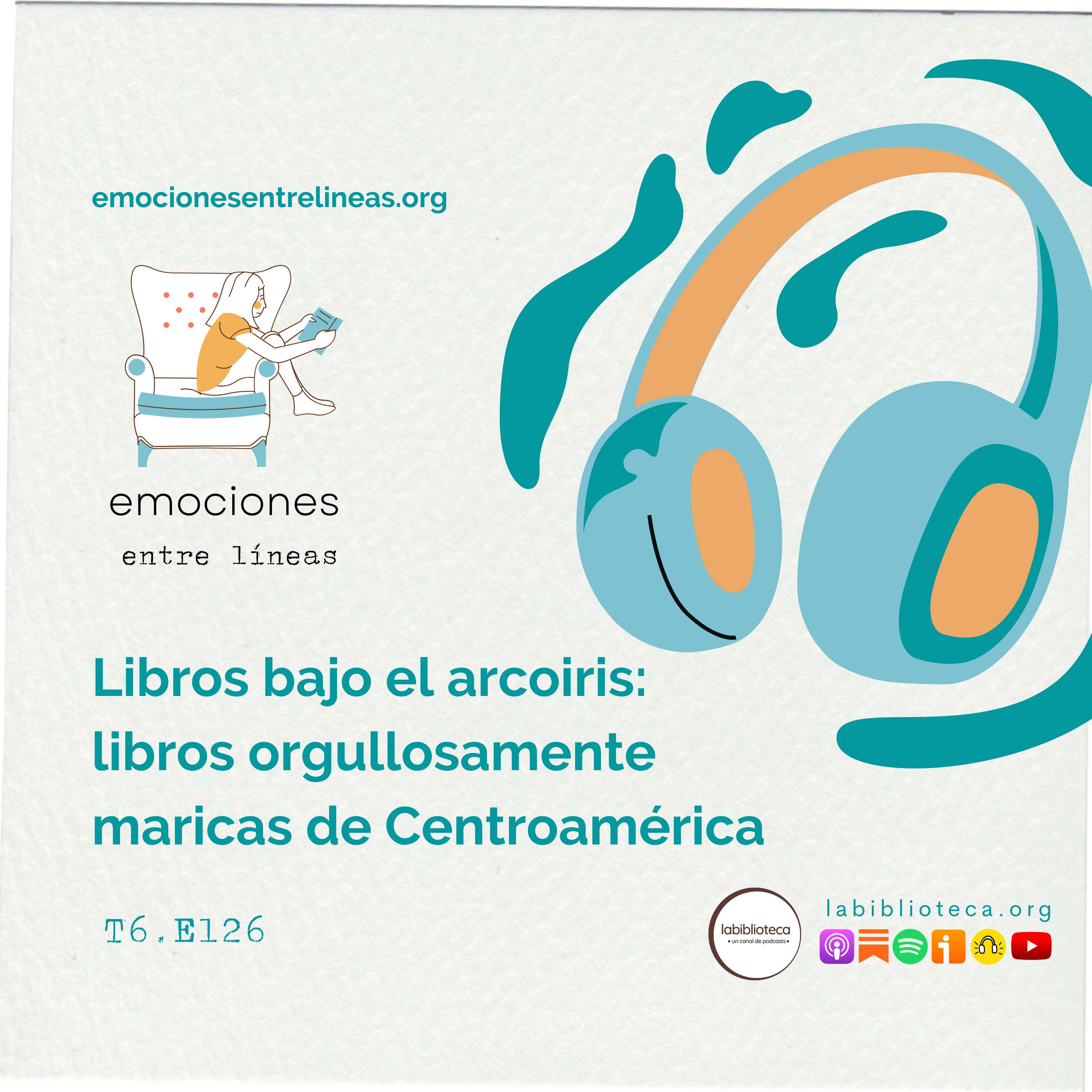 Libros bajo el arcoiris: libros orgullosamente maricas de Centroamérica | T6. E126 episode artwork