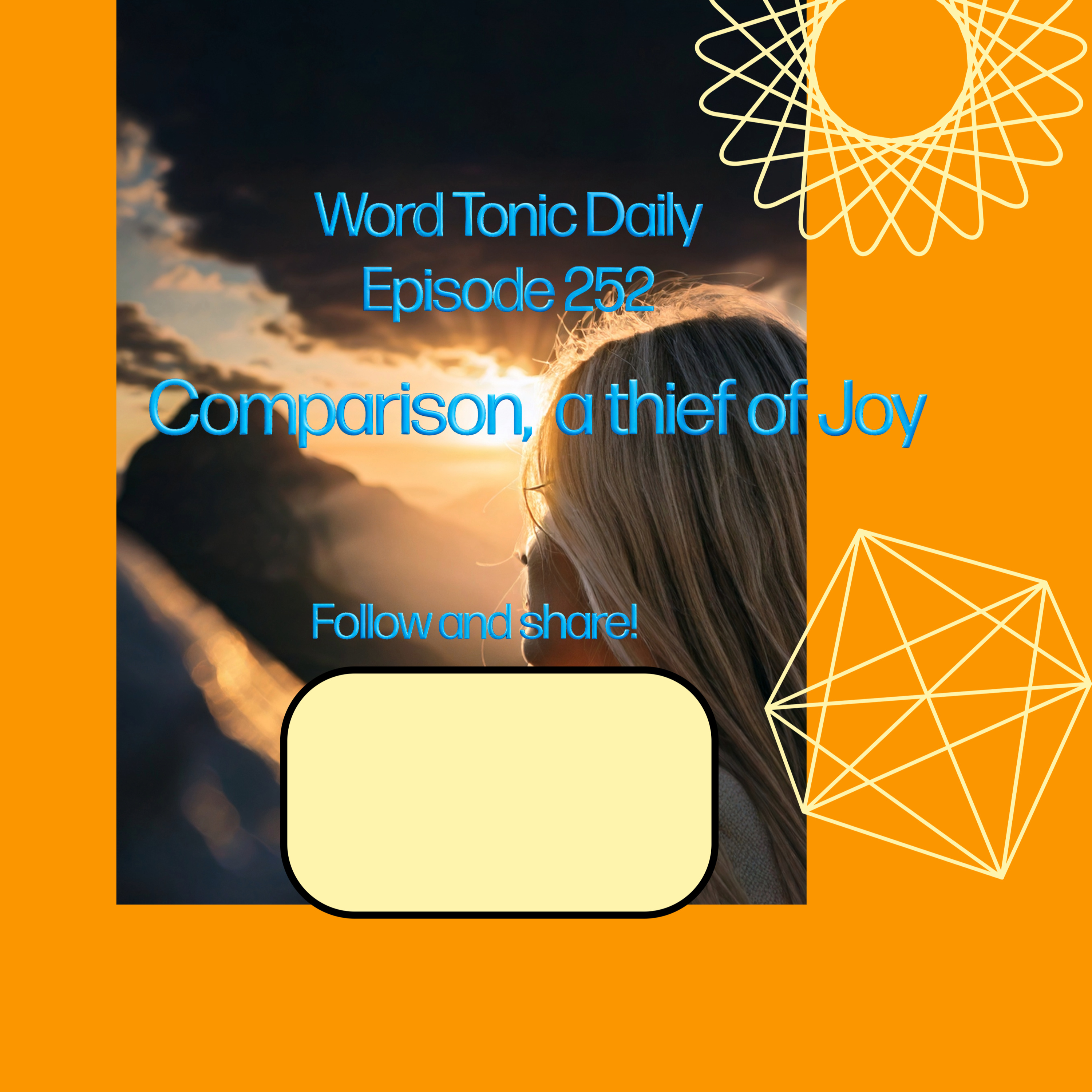 Word Tonic Daily Episode 252 - Comparison is the thief of joy. episode artwork