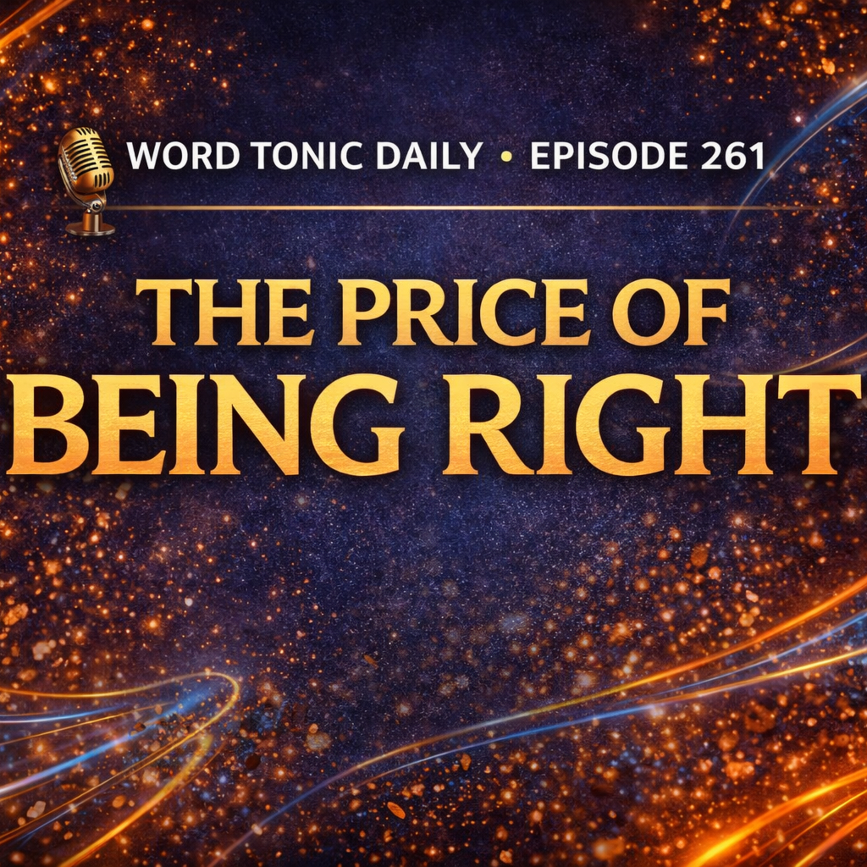 Word Tonic Daily Episode 261 - The Price of Being Right  episode artwork