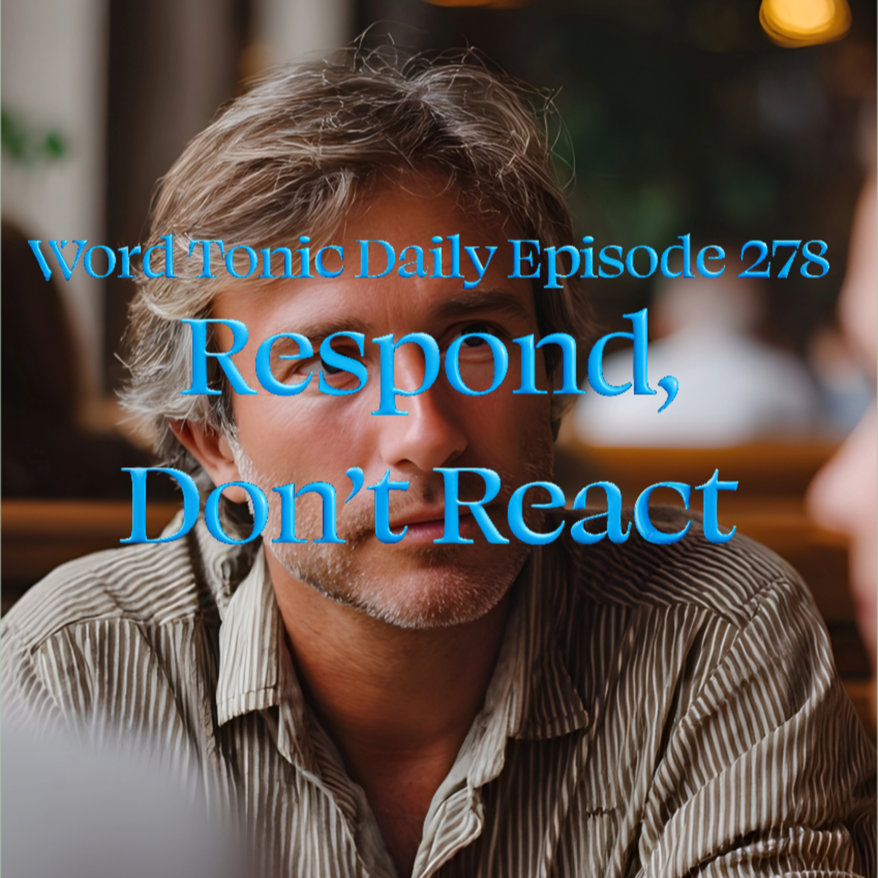 Word Tonic Daily Episode 278 - Respond, Don’t React episode artwork