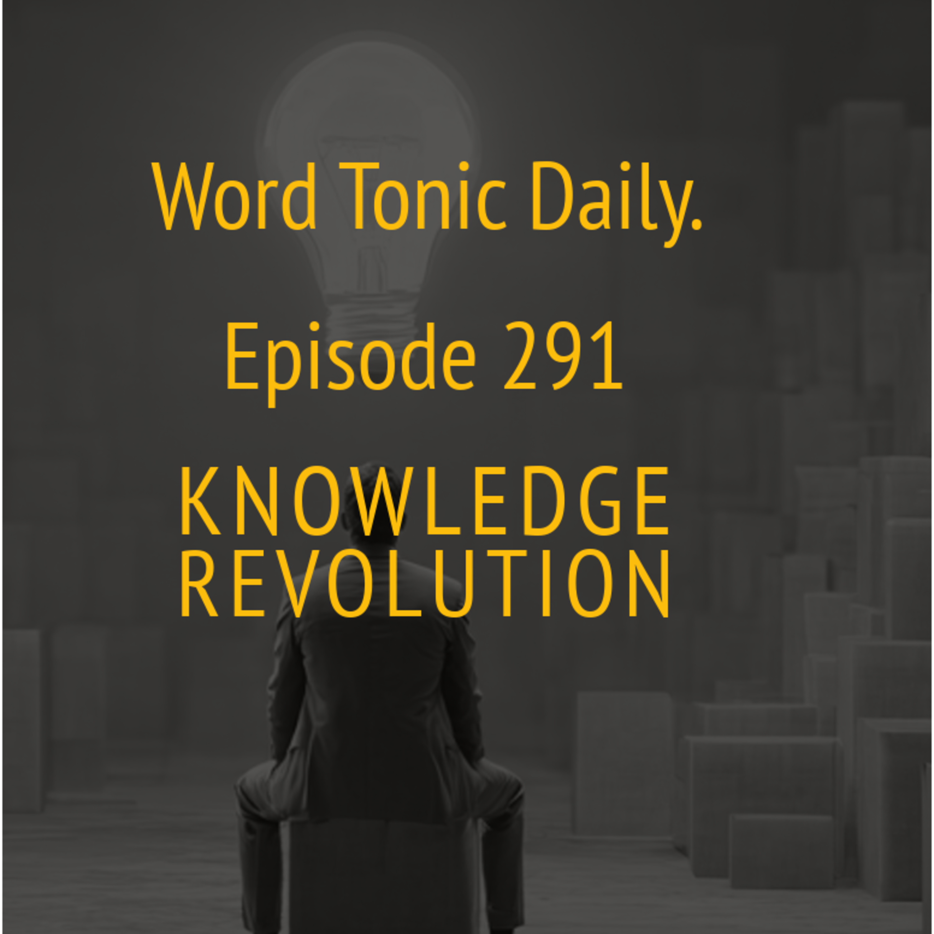 Word Tonic Daily. Episode 291 - Knowledge Revolution episode artwork