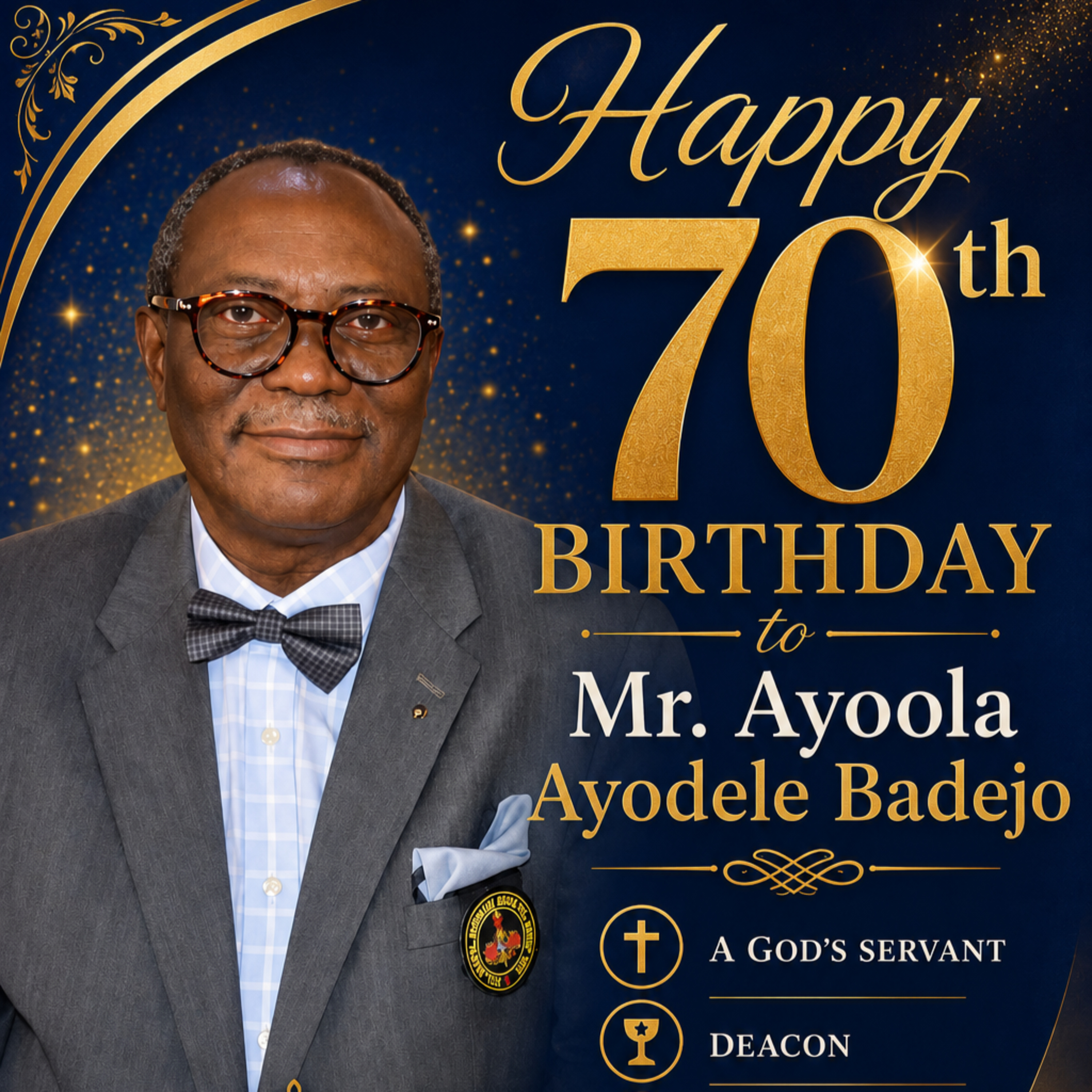 Ayoola Ayodele Badejo @ 70 episode artwork