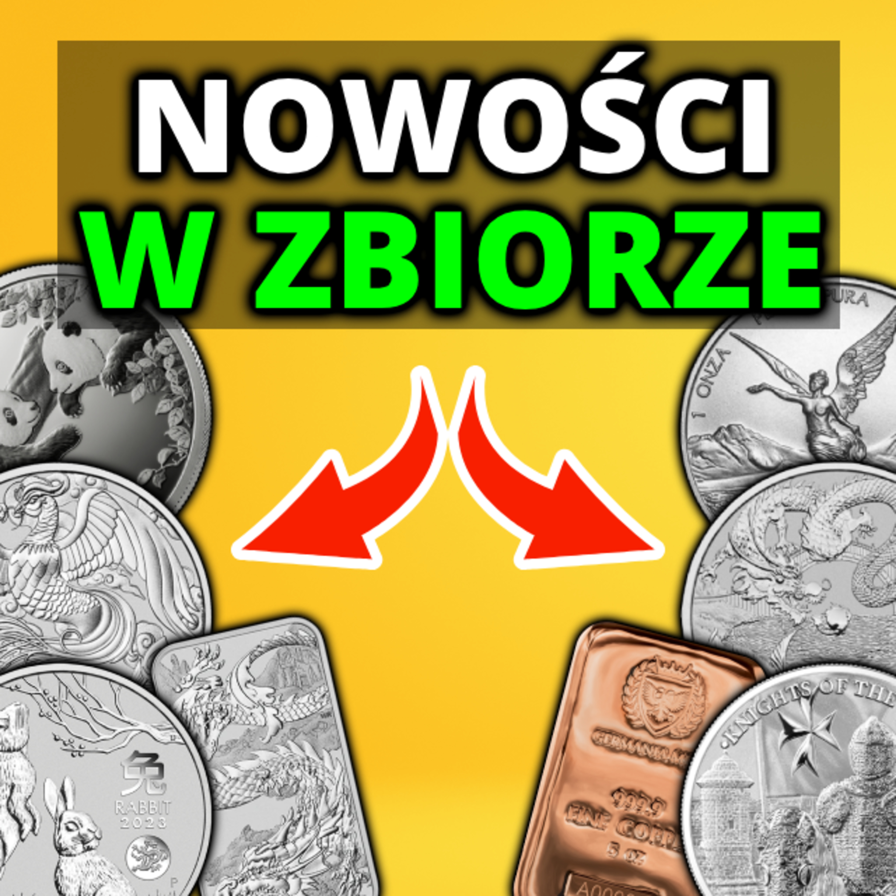 Nowości w mojej kolekcji, a w tym 5 oz sztabka MIEDZIANA episode artwork