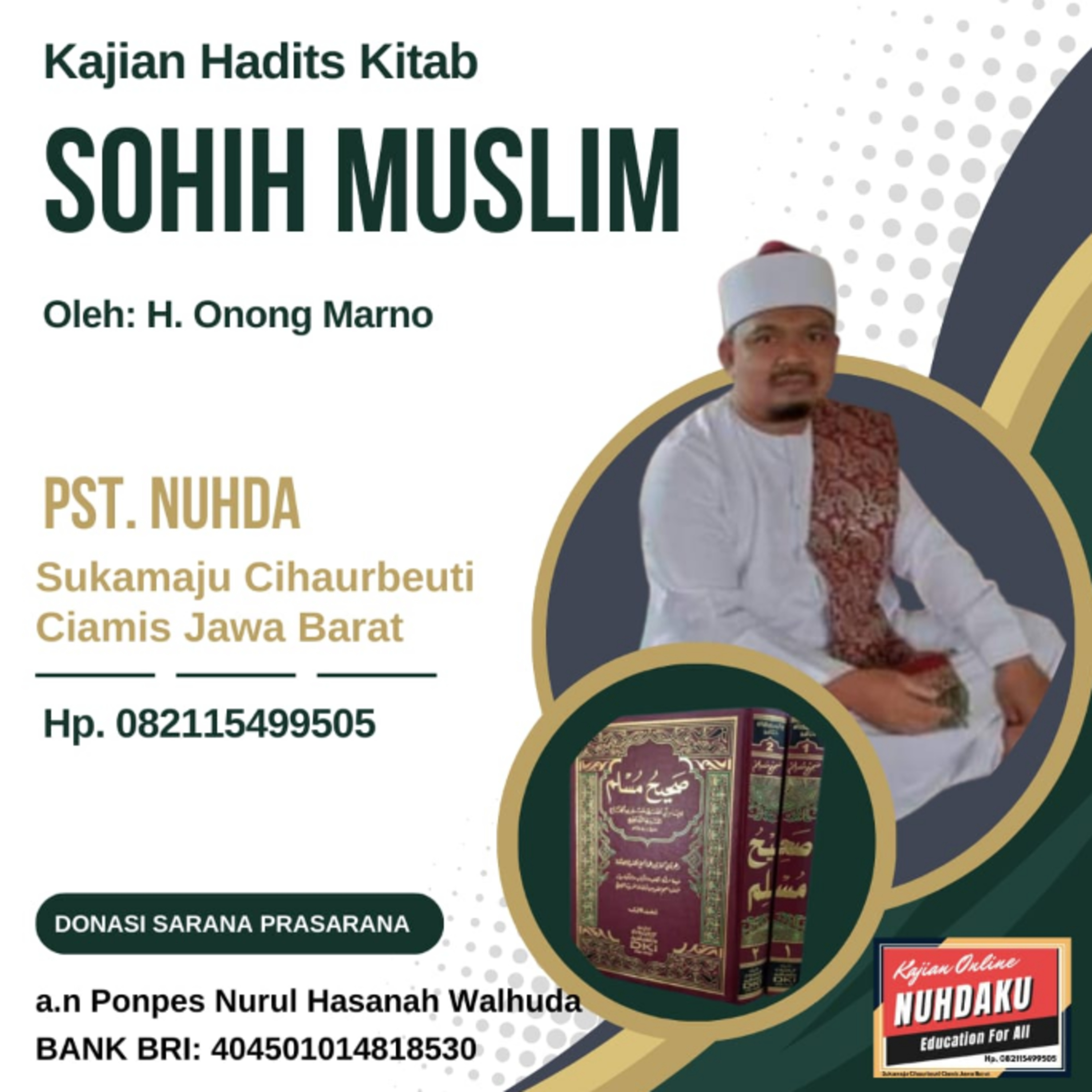 Sohih Muslim #89 Wukuf dan ثم افيضوا من حيث افاض الناس No.1219 H./513 episode artwork