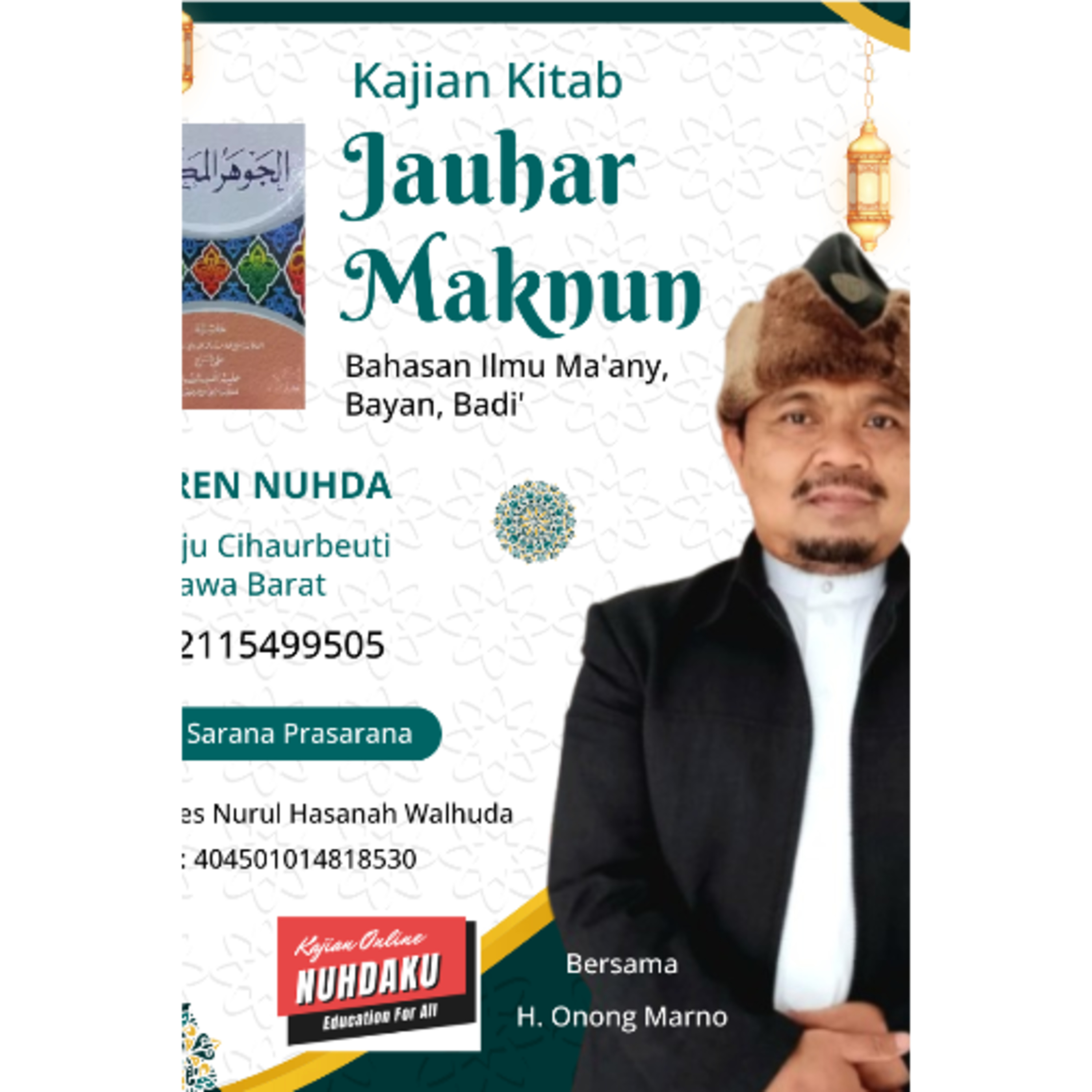 Jauhar Maknun #89 Bentuk Kedua Torof ada yg Hisi, Aqli & Gabungan Bt.155 H.135
