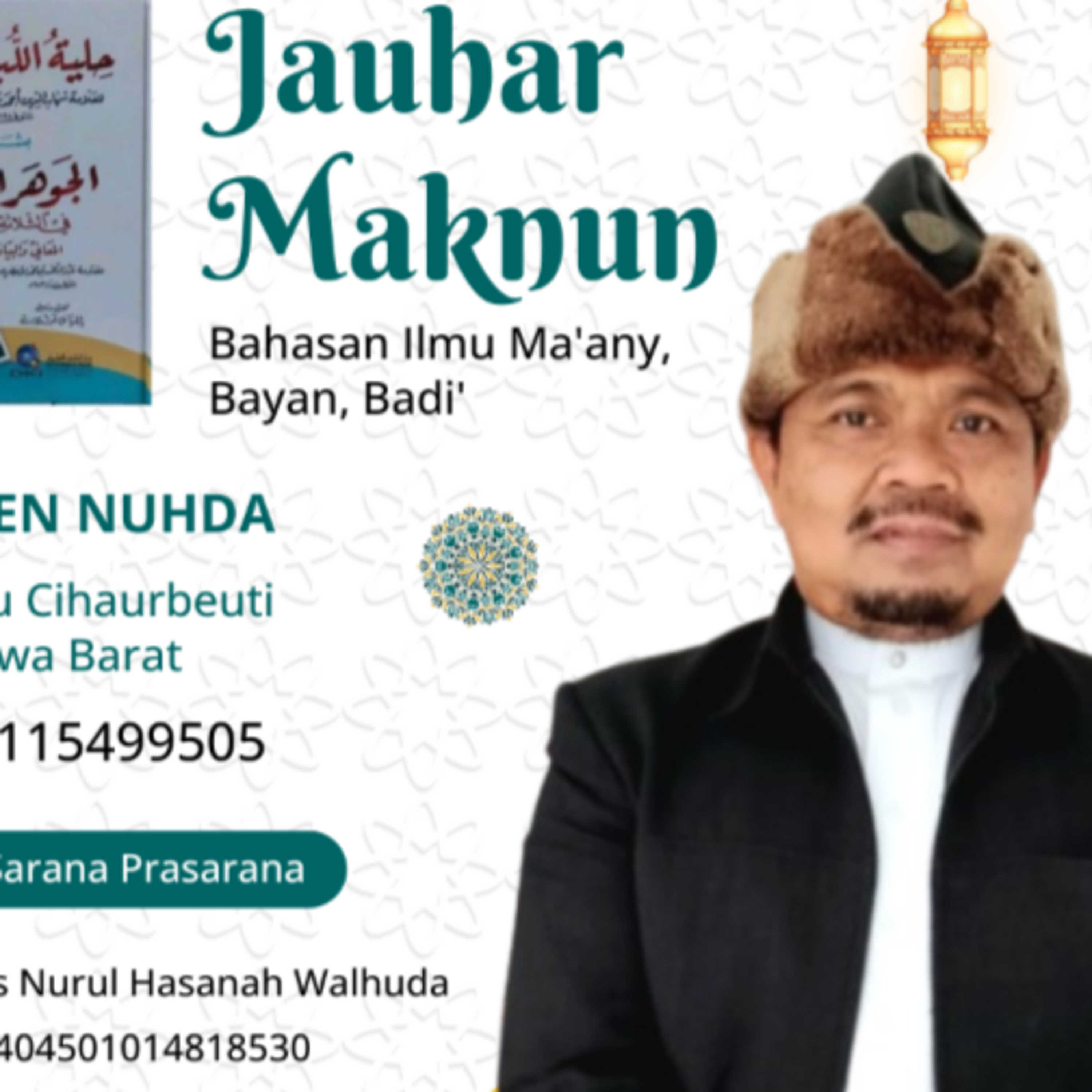 Jauhar Maknun #123 Badi' Saja': Mutorrof, Murosso', Mutawazi Bt.245 H.175