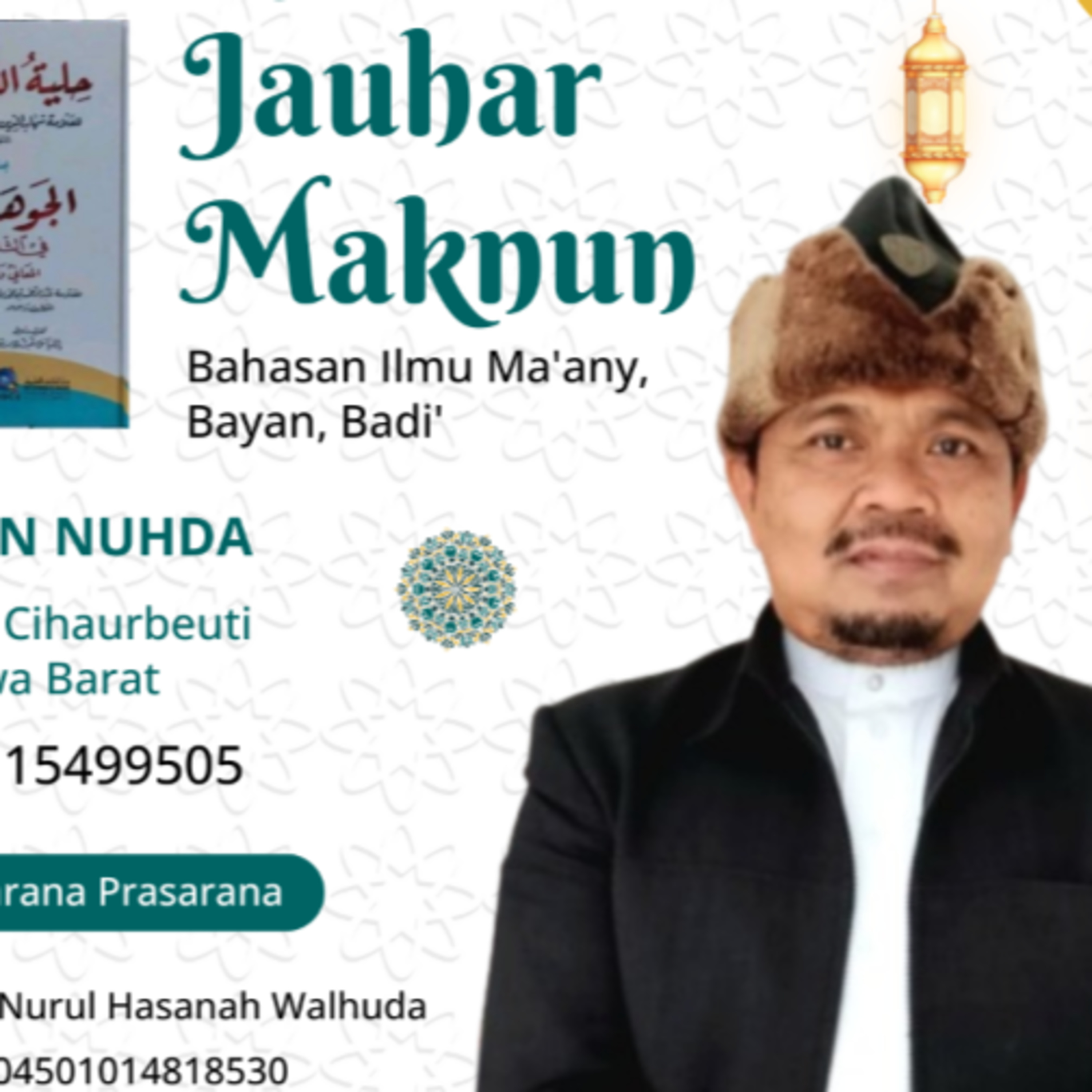 Jauhar Maknun #131 TADZNIB, Badi Tausyi', Tardid, Tartib, Ikhtiro', Ta'did 274 H.182